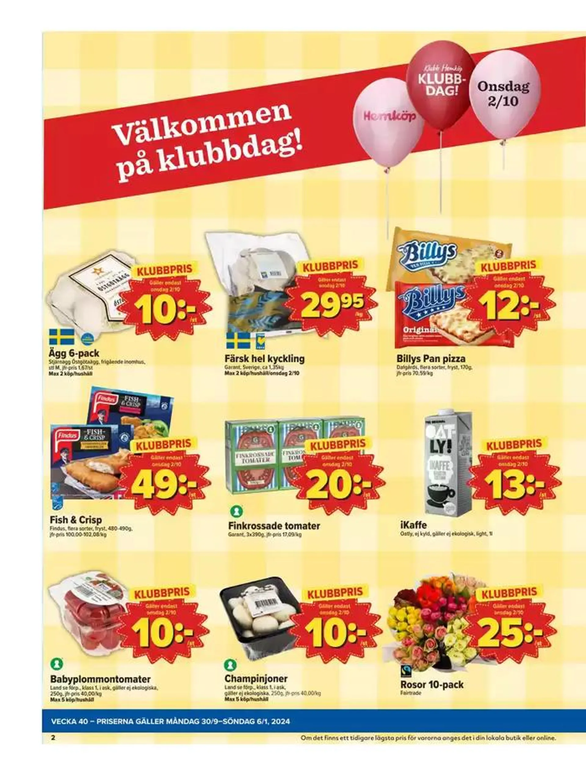 Östenssons reklambad från 29 september till 13 oktober 2024 - Reklamblad sidor 2