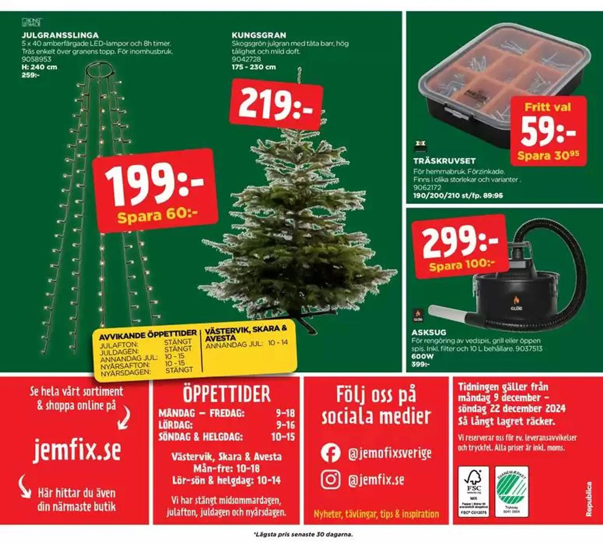 Jem&Fix reklamblad från 8 december till 22 december 2024 - Reklamblad sidor 16