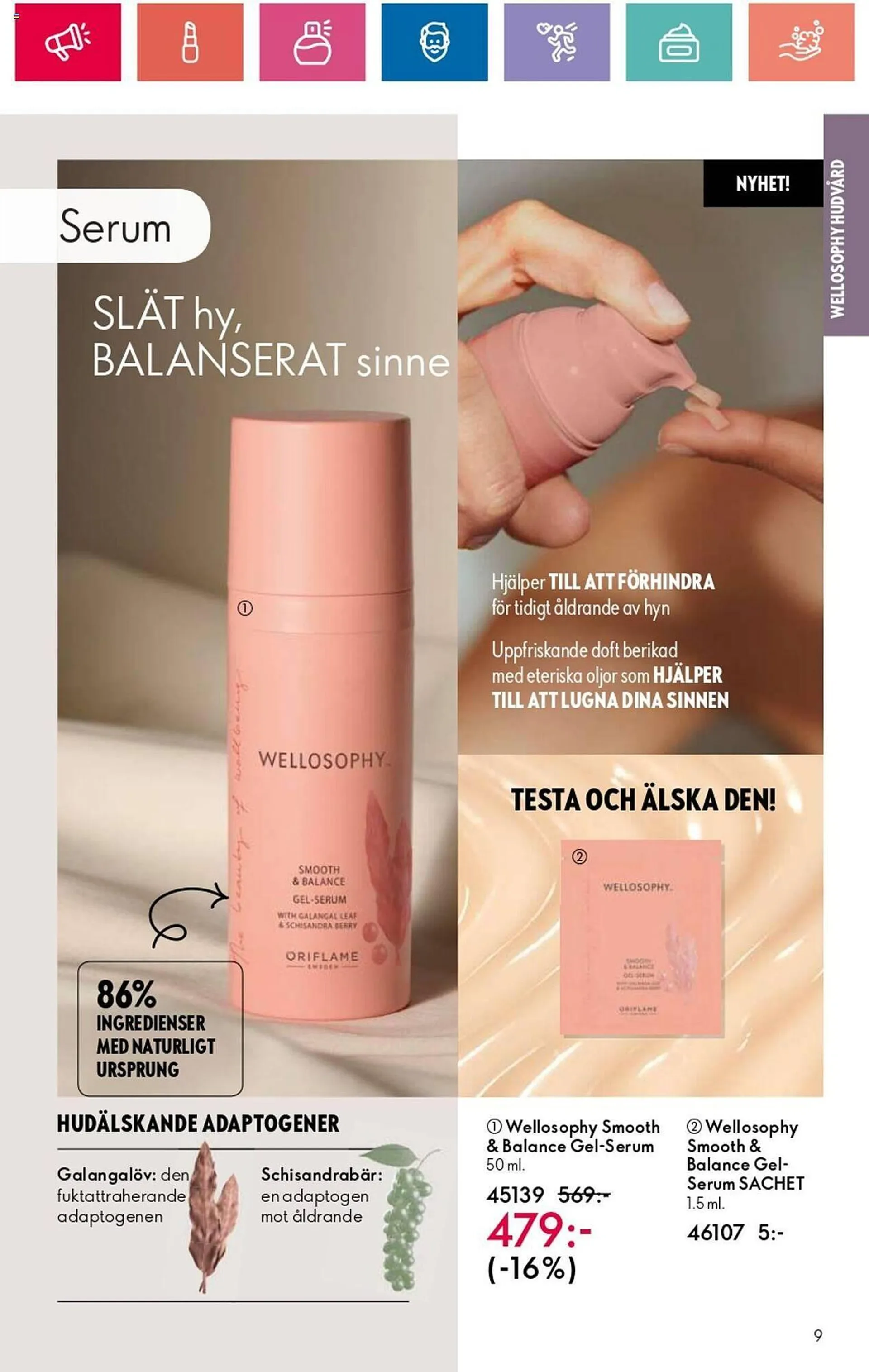 Oriflame reklamblad från 12 september till 2 oktober 2024 - Reklamblad sidor 9