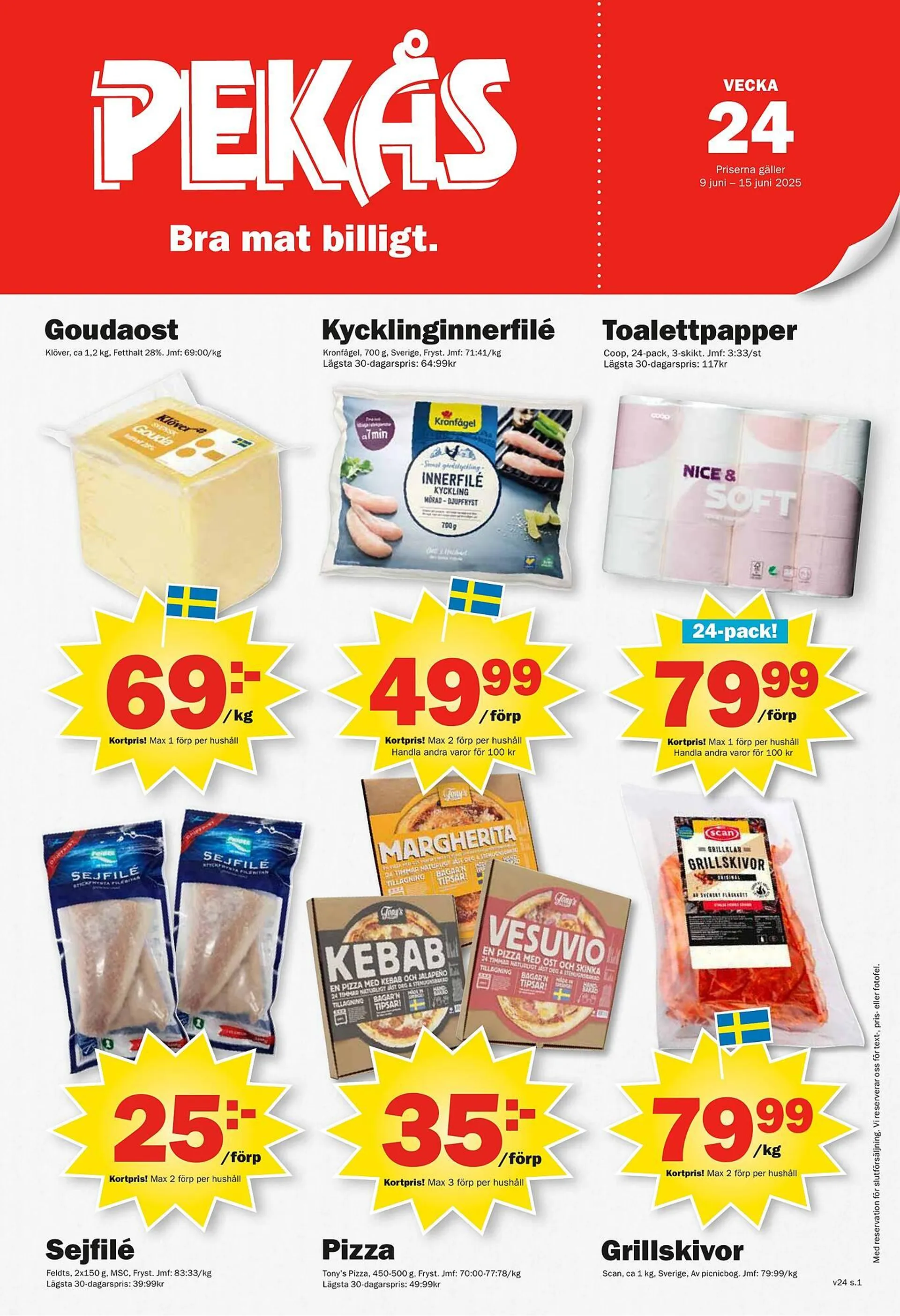 Pekås reklamblad - 1