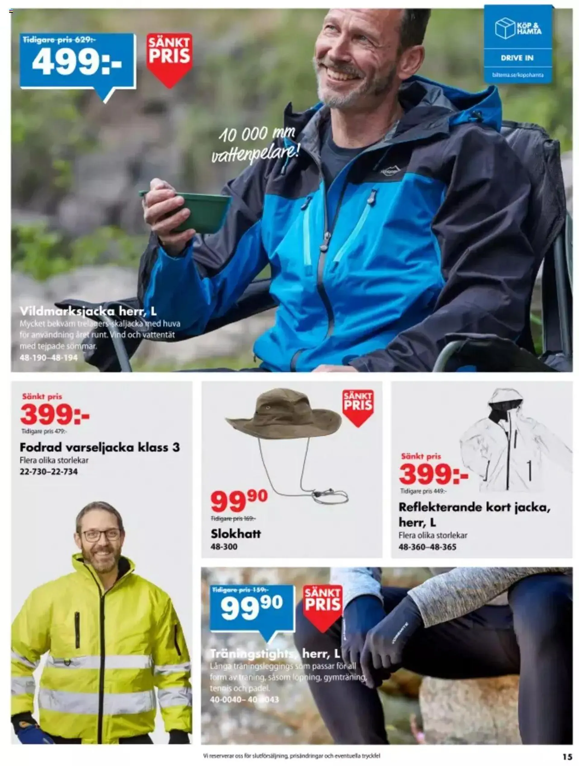 Biltema - erbjudanden från 22 mars till 31 december 2024 - Reklamblad sidor 15