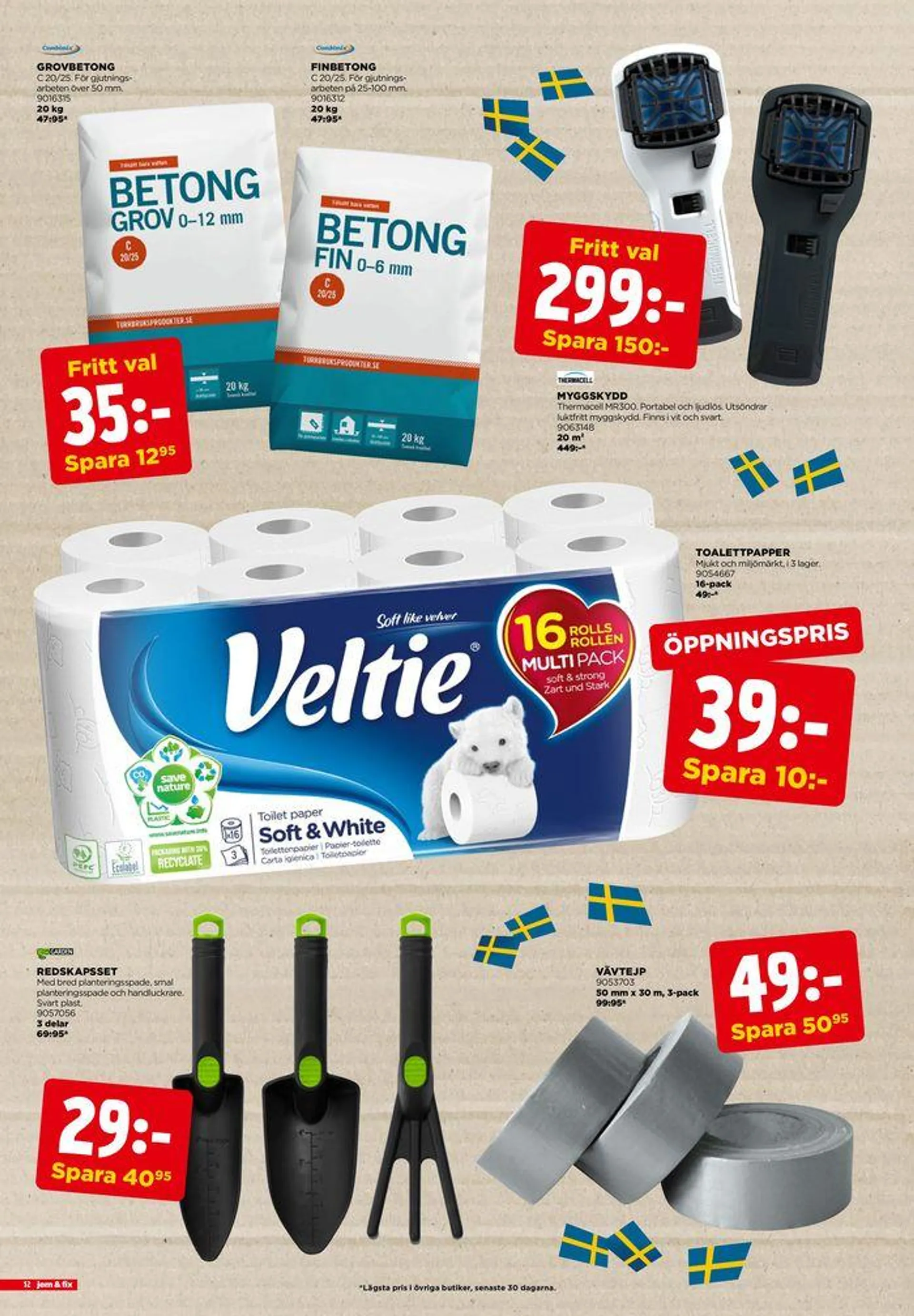 Jem&Fix reklamblad från 17 juni till 23 juni 2024 - Reklamblad sidor 12