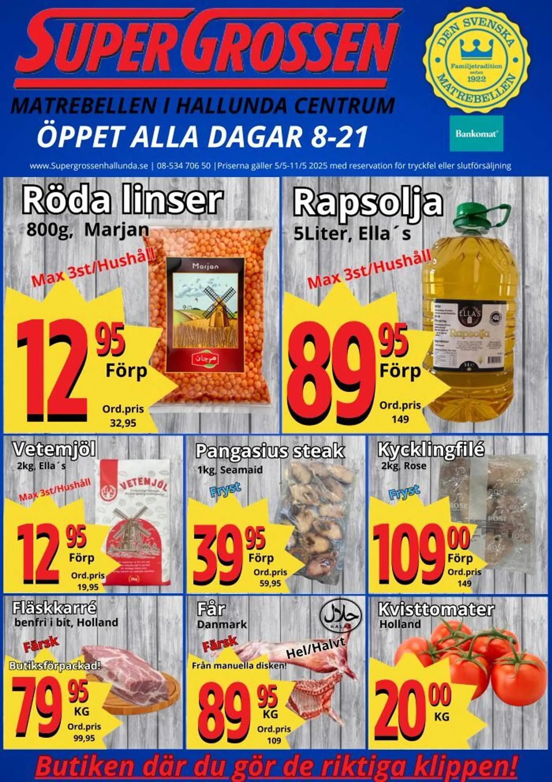 Supergrossen reklamblad - 1