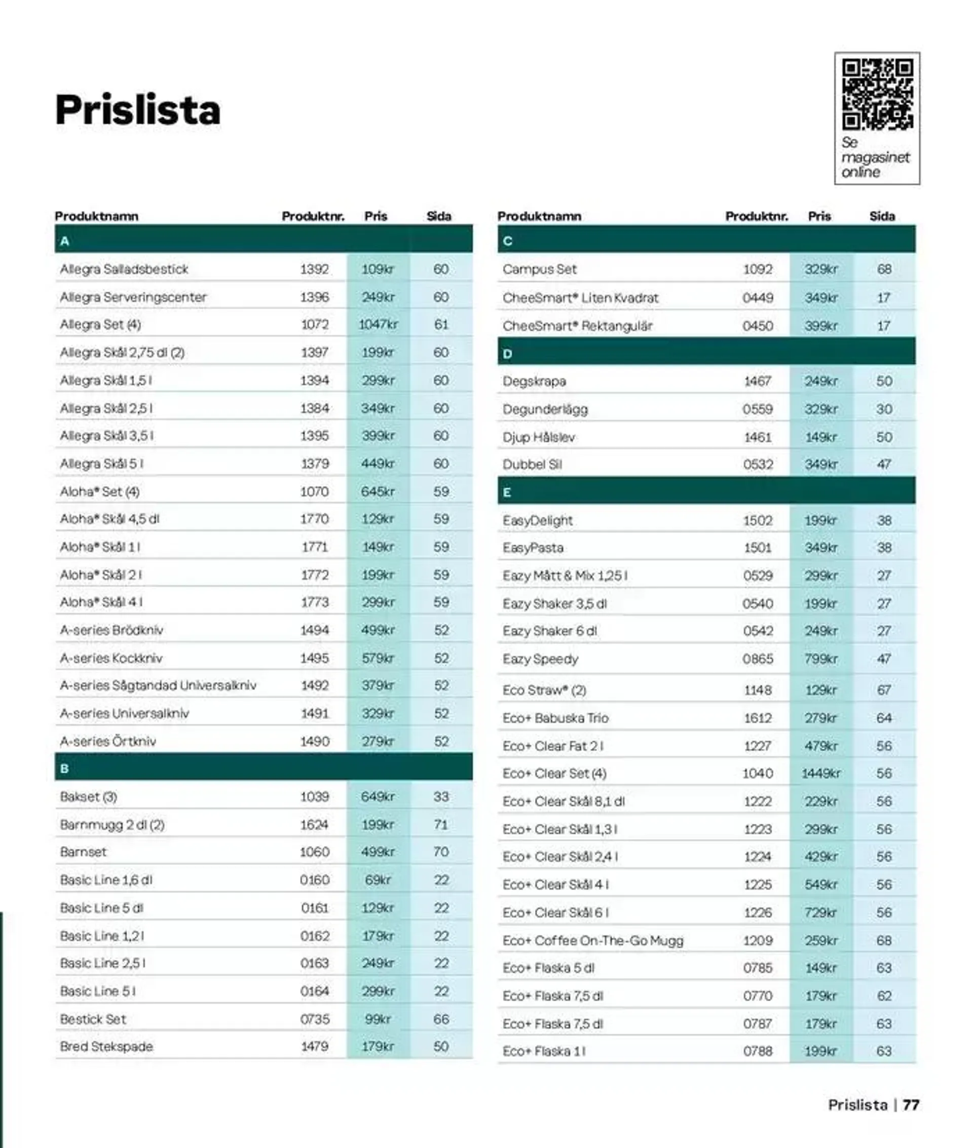 Attraktiva specialerbjudanden för alla från 2 september till 31 januari 2025 - Reklamblad sidor 74