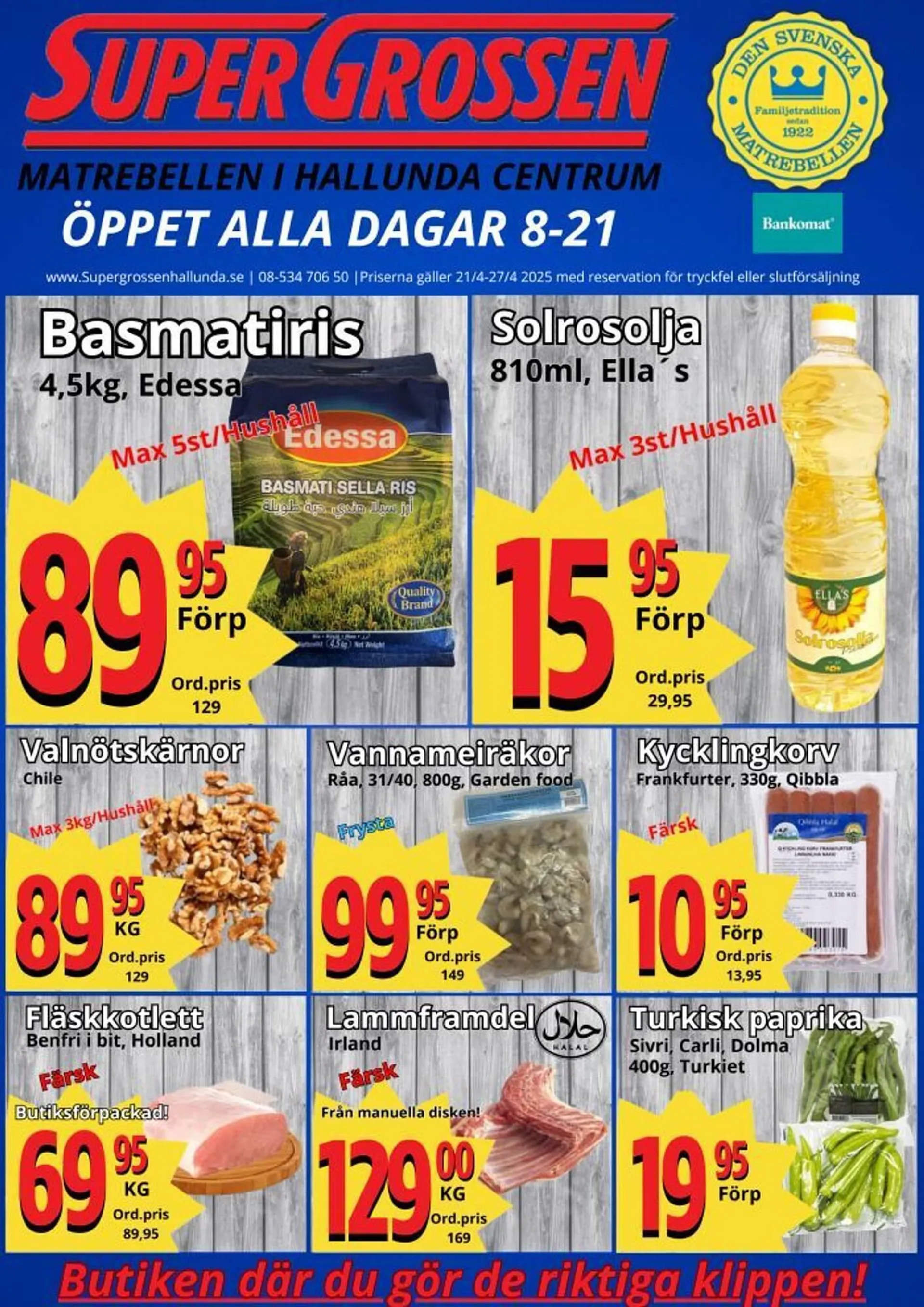 Supergrossen reklamblad - 1