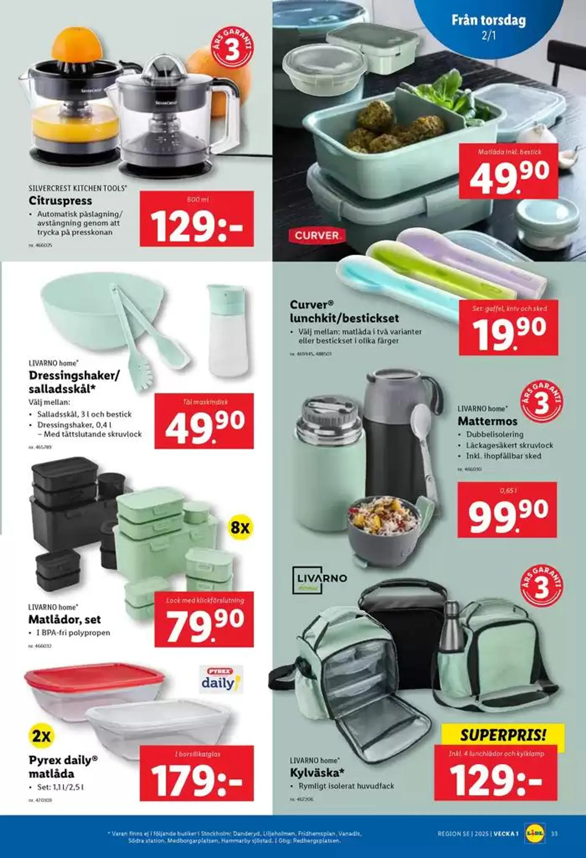 Exklusiva deals för våra kunder från 26 december till 5 januari 2025 - Reklamblad sidor 36