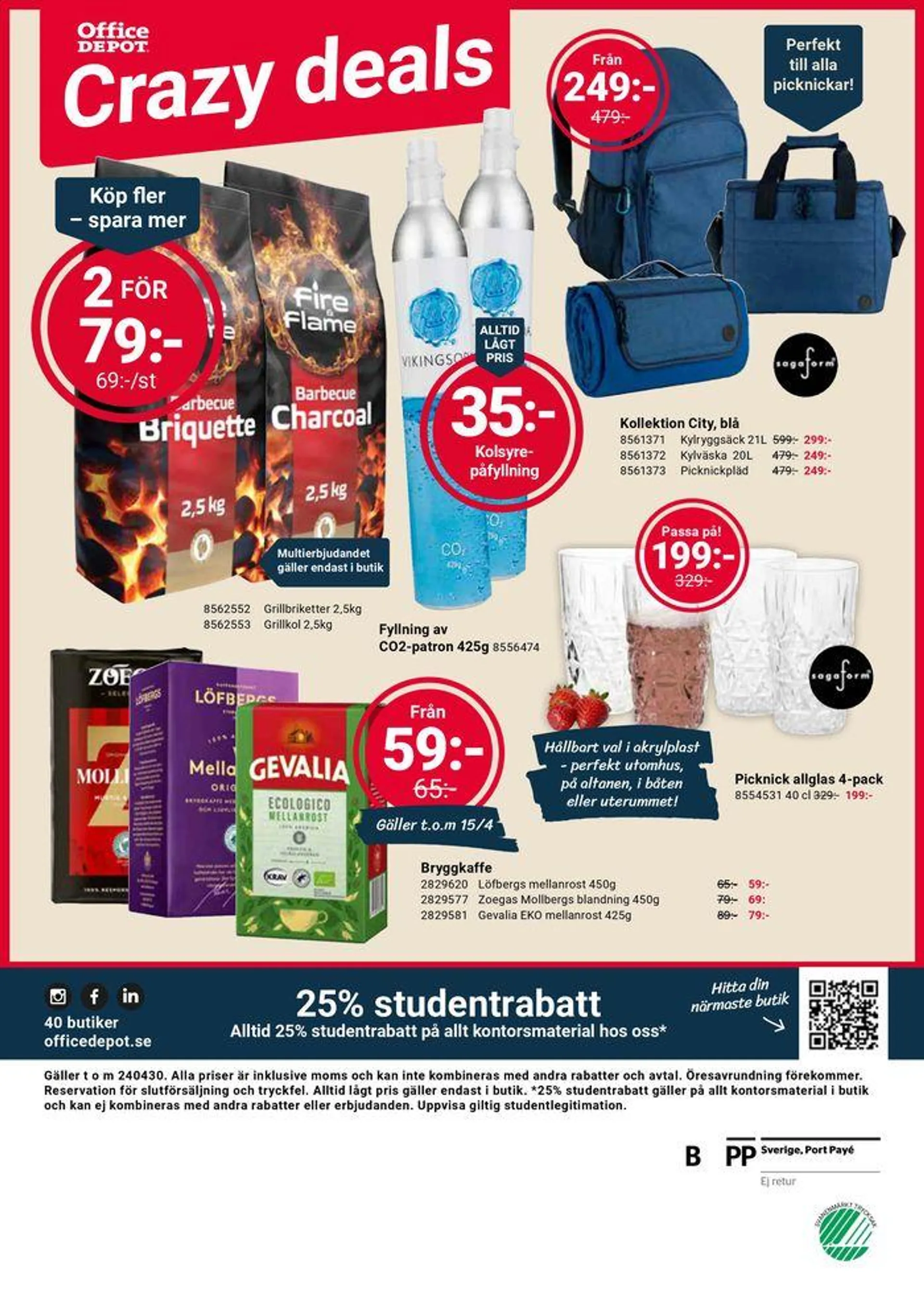 Office Depot - Månadens kampanjblad från 6 maj till 20 maj 2024 - Reklamblad sidor 8