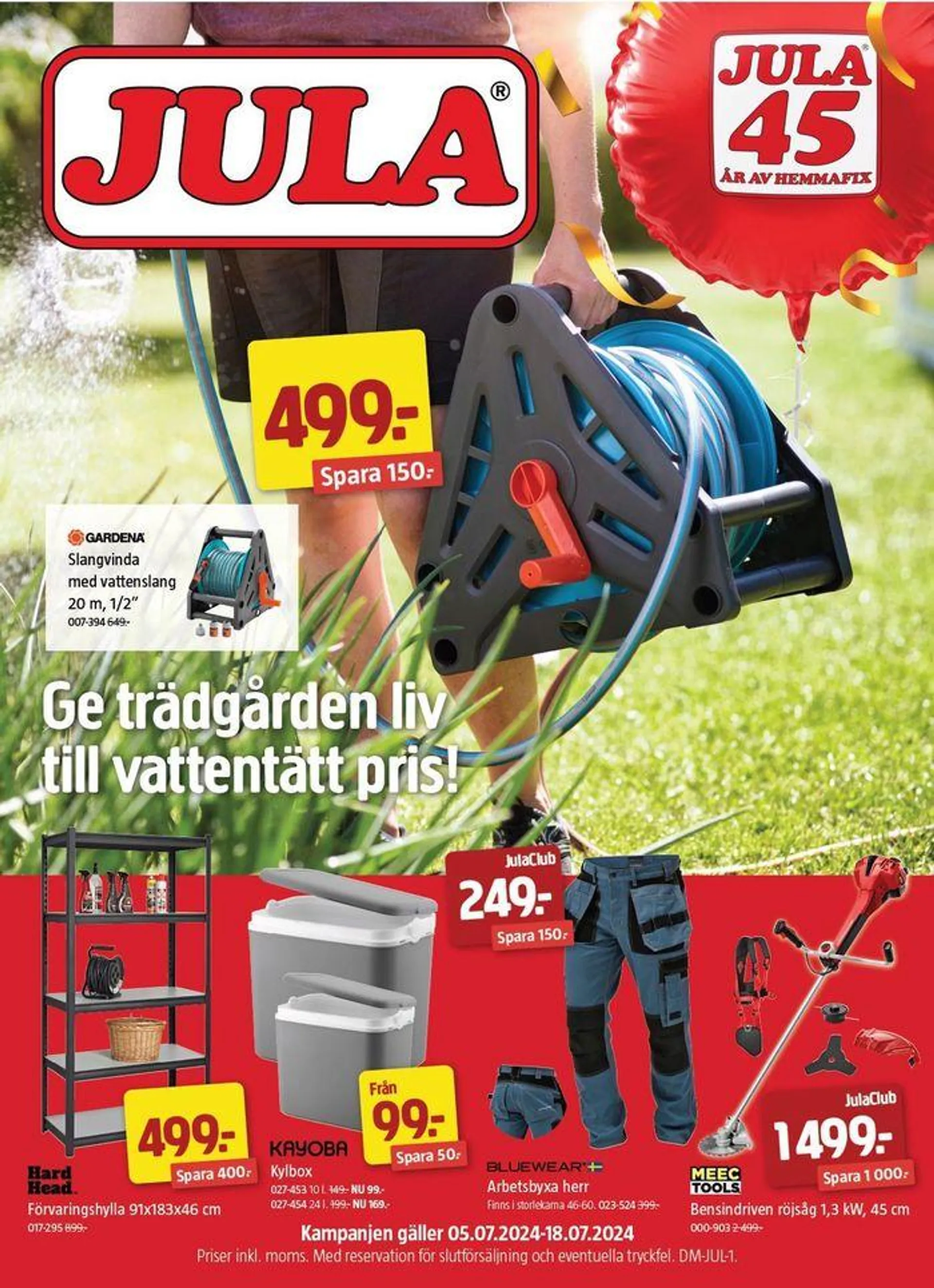 Aktuella fynd och erbjudanden från 6 juli till 20 juli 2024 - Reklamblad sidor 1