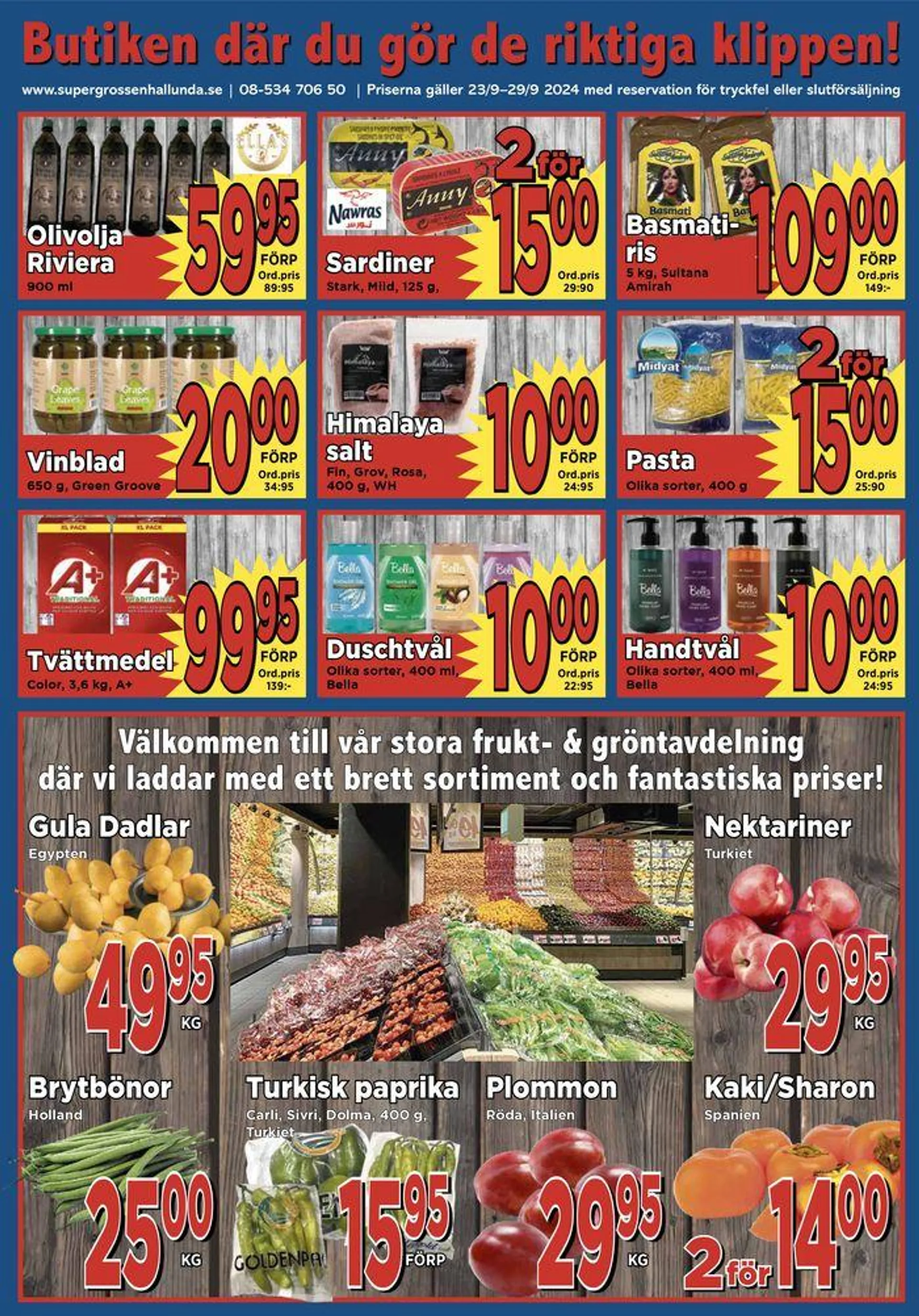 Veckans erbjudande! från 23 september till 7 oktober 2024 - Reklamblad sidor 4