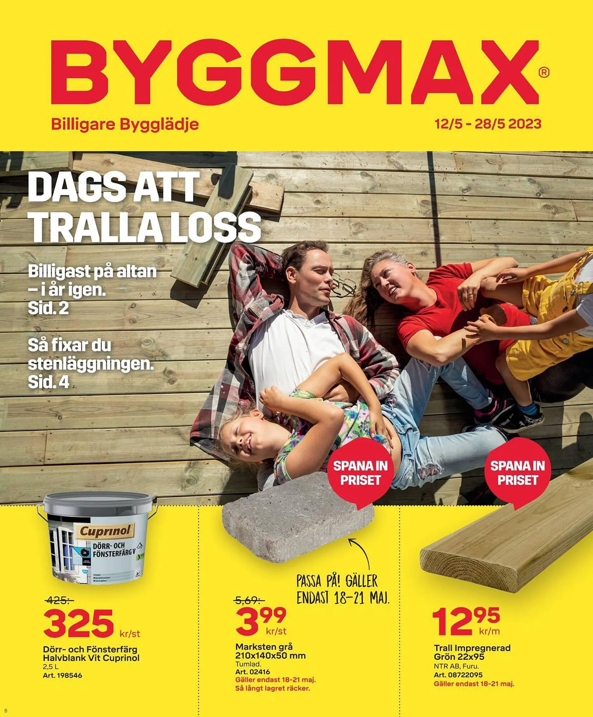 Byggmax reklamblad - 1