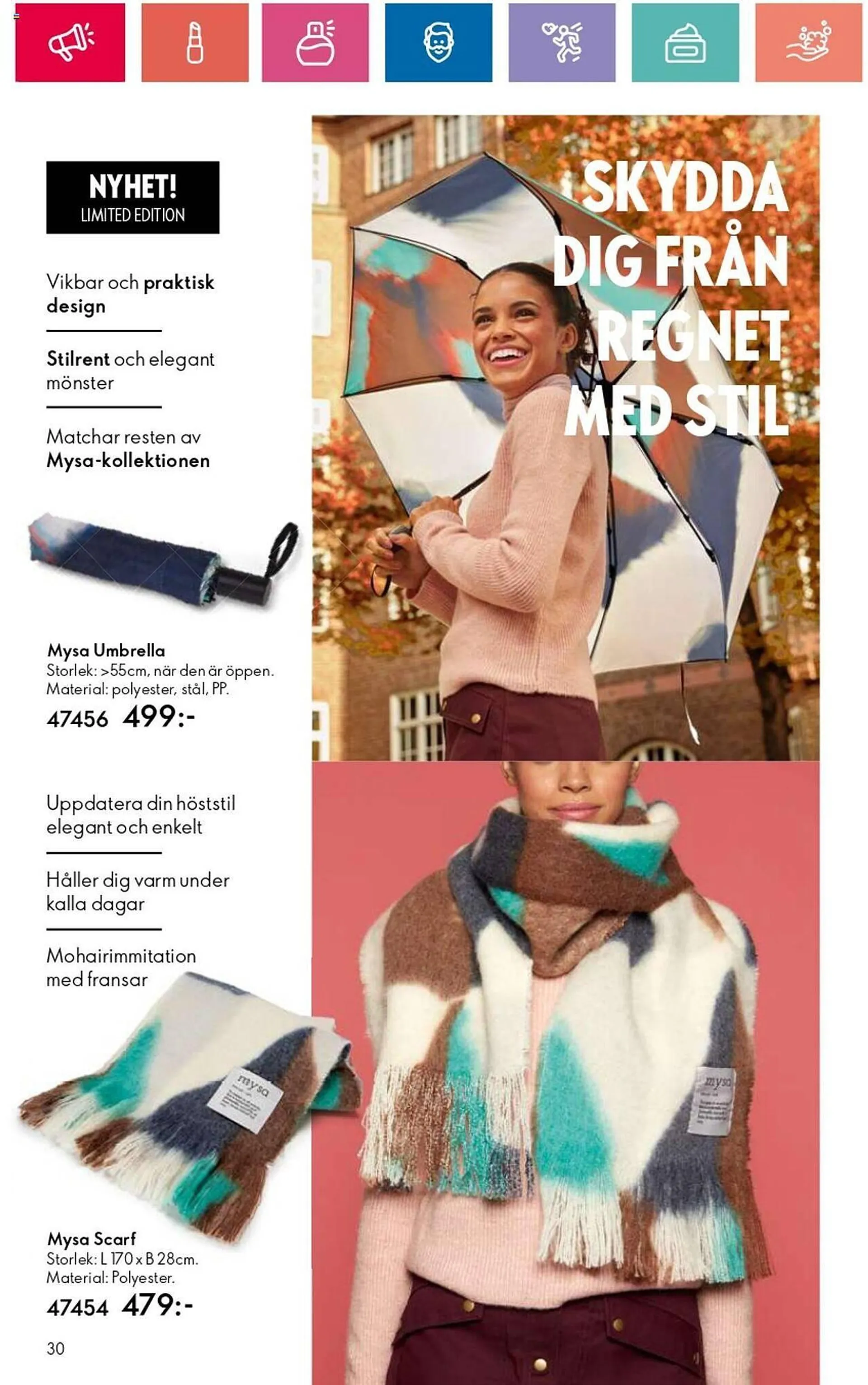 Oriflame reklamblad från 3 oktober till 23 oktober 2024 - Reklamblad sidor 30