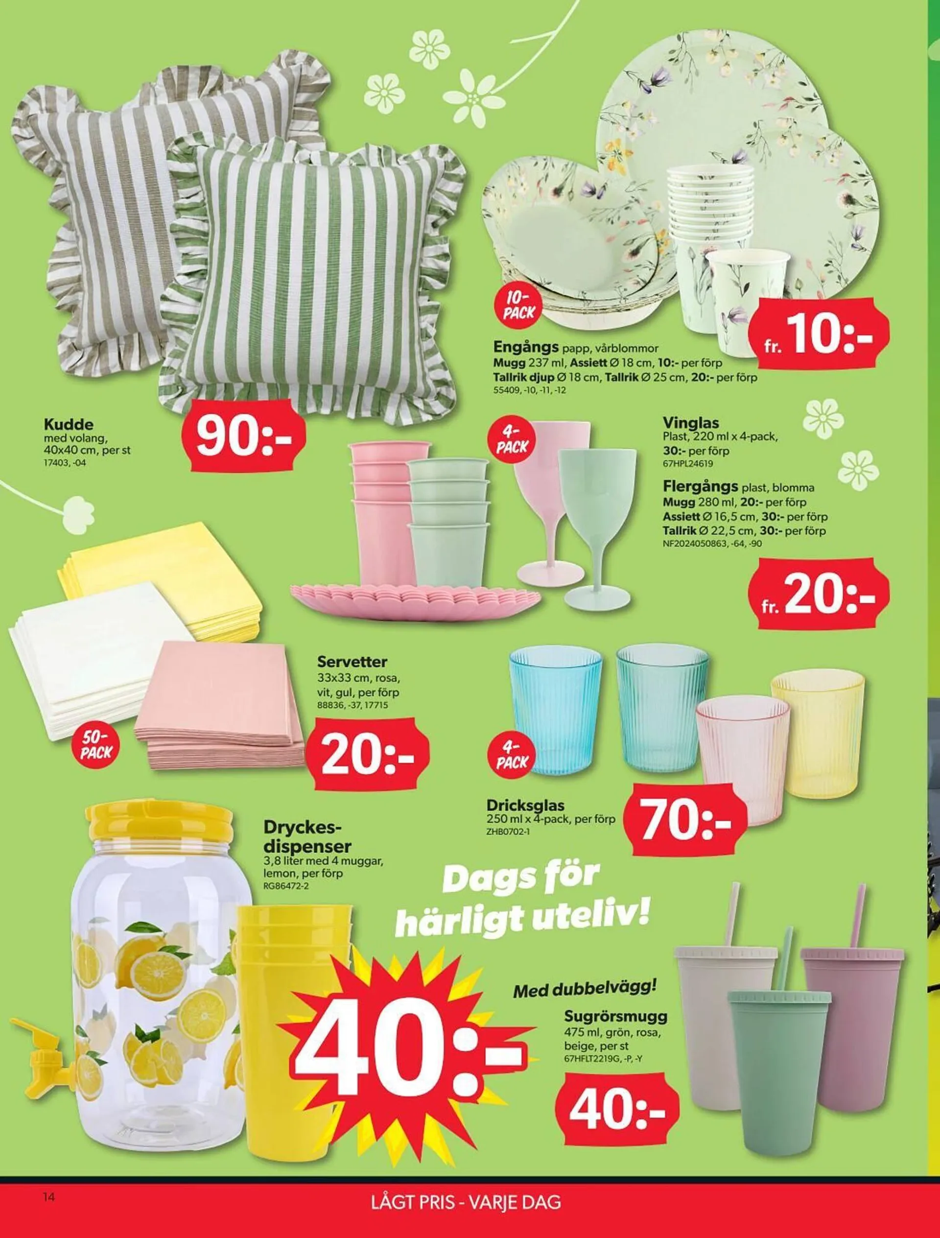 DollarStore reklamblad från 24 mars till 6 april 2025 - Reklamblad sidor 14