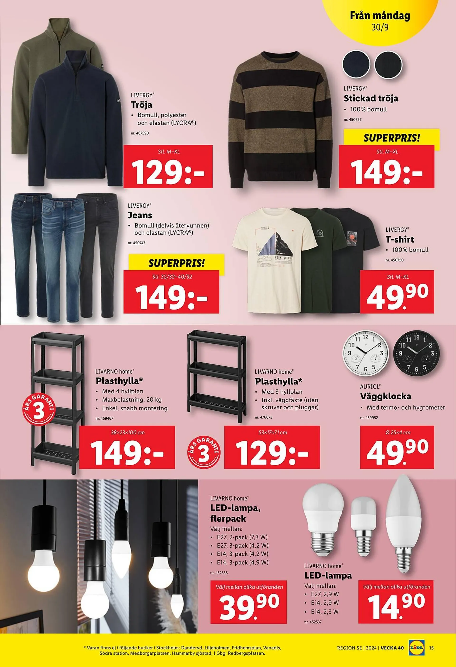 Lidl reklamblad från 30 september till 6 oktober 2024 - Reklamblad sidor 19