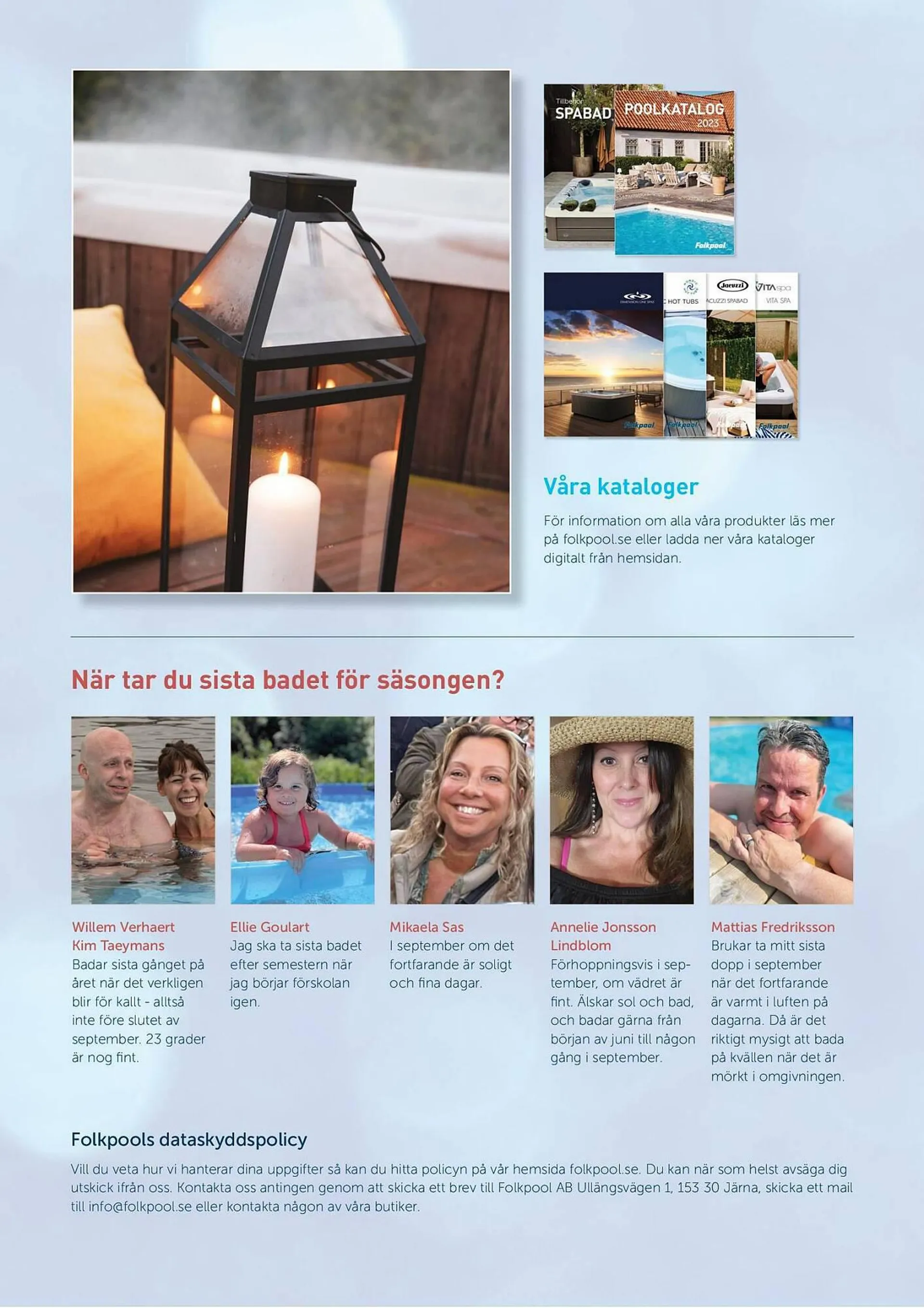 Folkpool reklamblad - 2