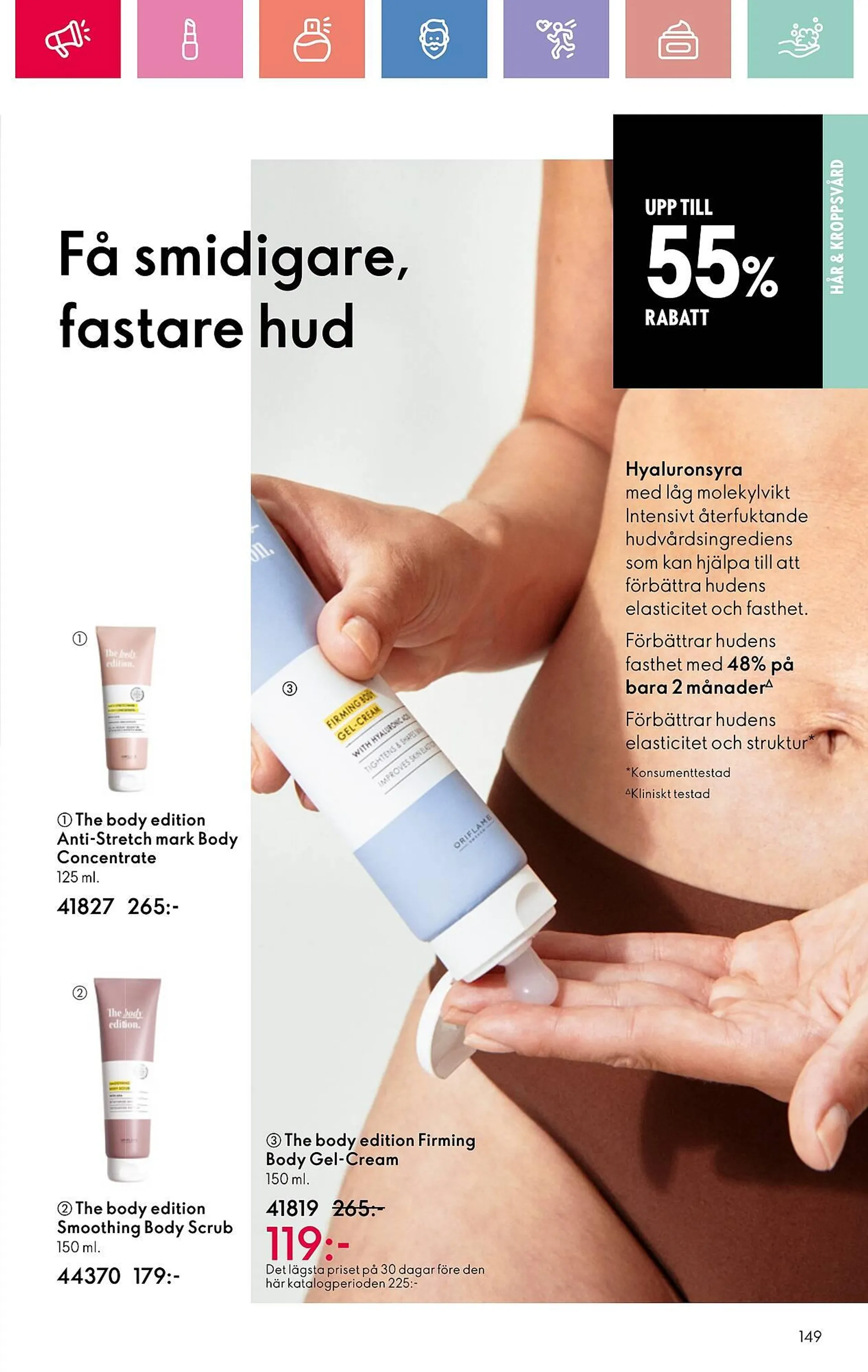 Oriflame reklamblad från 3 januari till 22 januari 2025 - Reklamblad sidor 149