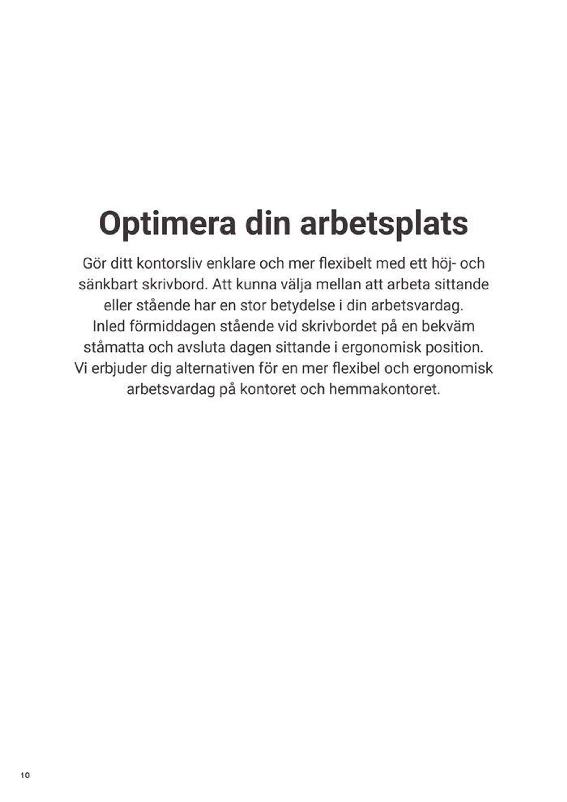 Office Depot - Möbelbroschyr 2024 från 6 maj till 31 december 2024 - Reklamblad sidor 10