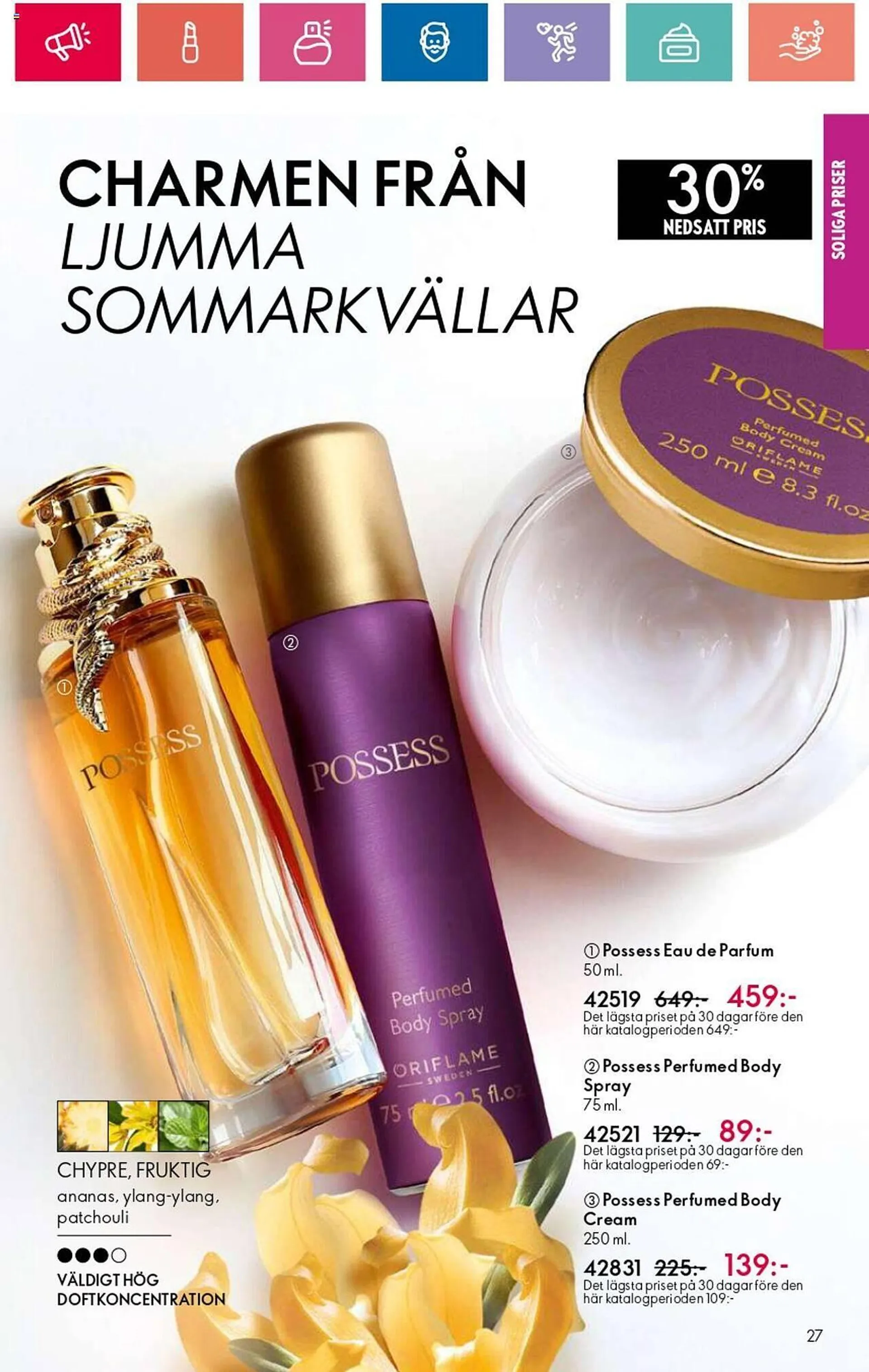 Oriflame reklamblad från 1 augusti till 21 augusti 2024 - Reklamblad sidor 27