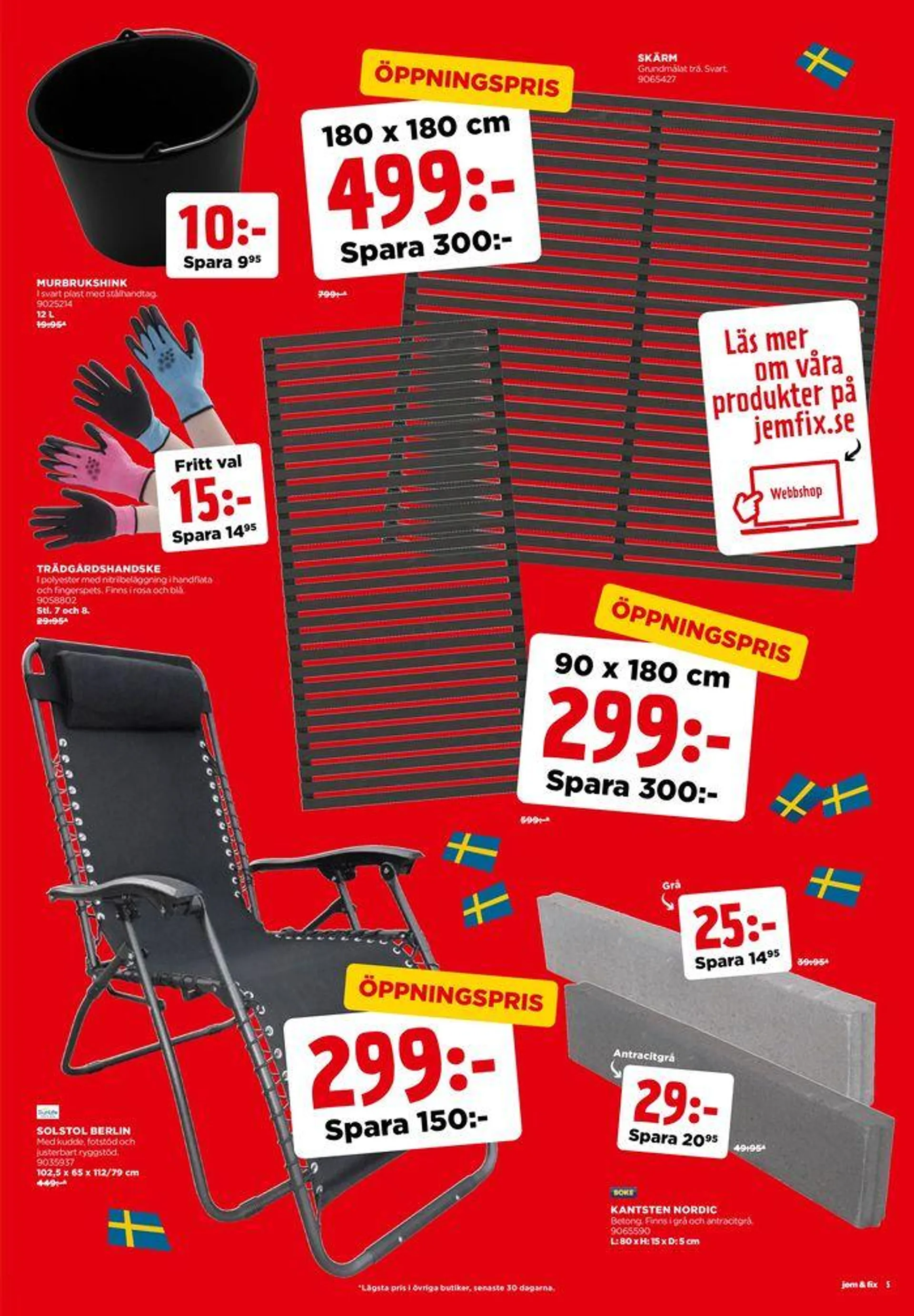 Jem&Fix reklamblad från 17 juni till 23 juni 2024 - Reklamblad sidor 5