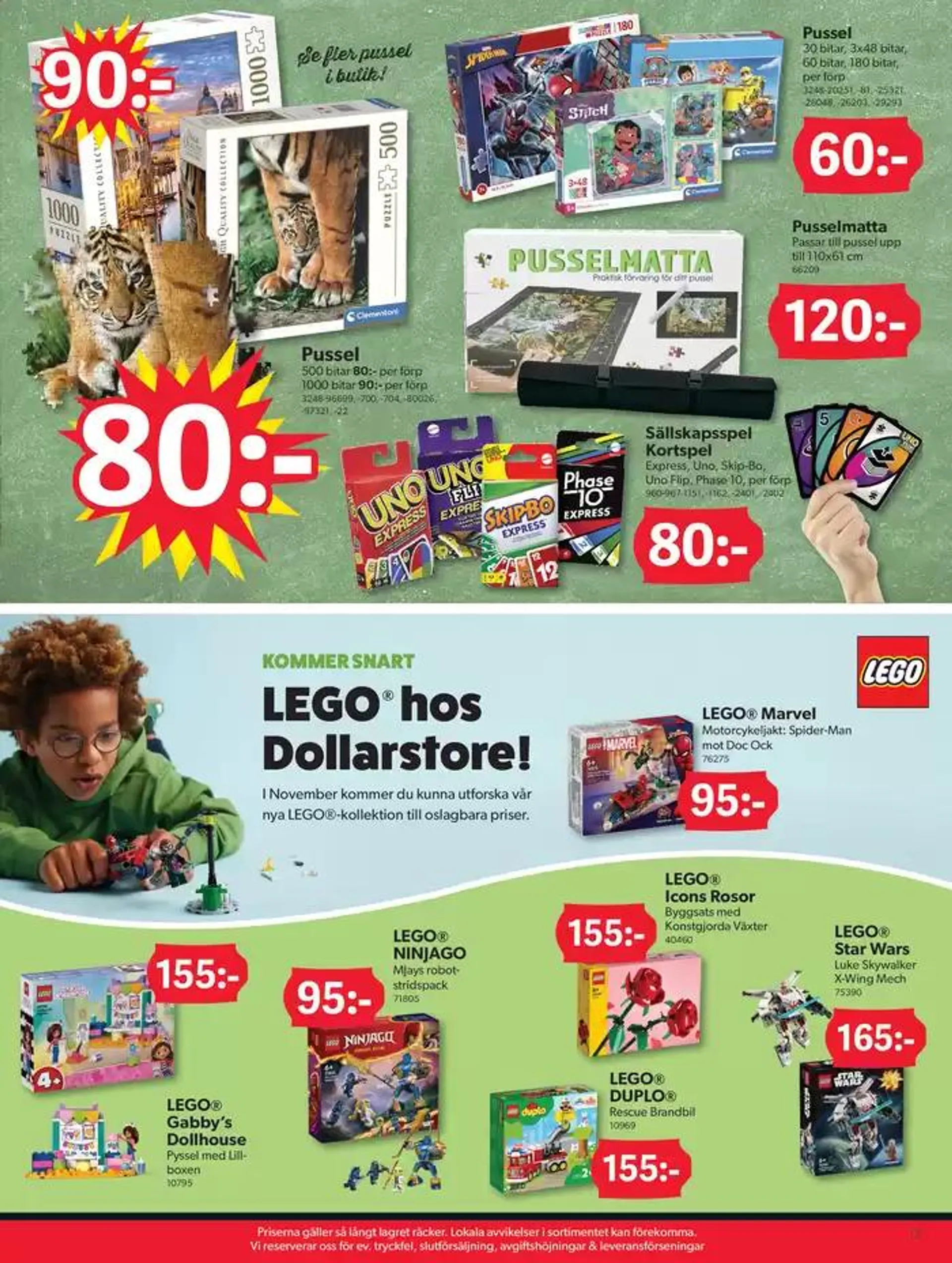 DollarStore Erbjudanden från 22 oktober till 5 november 2024 - Reklamblad sidor 13