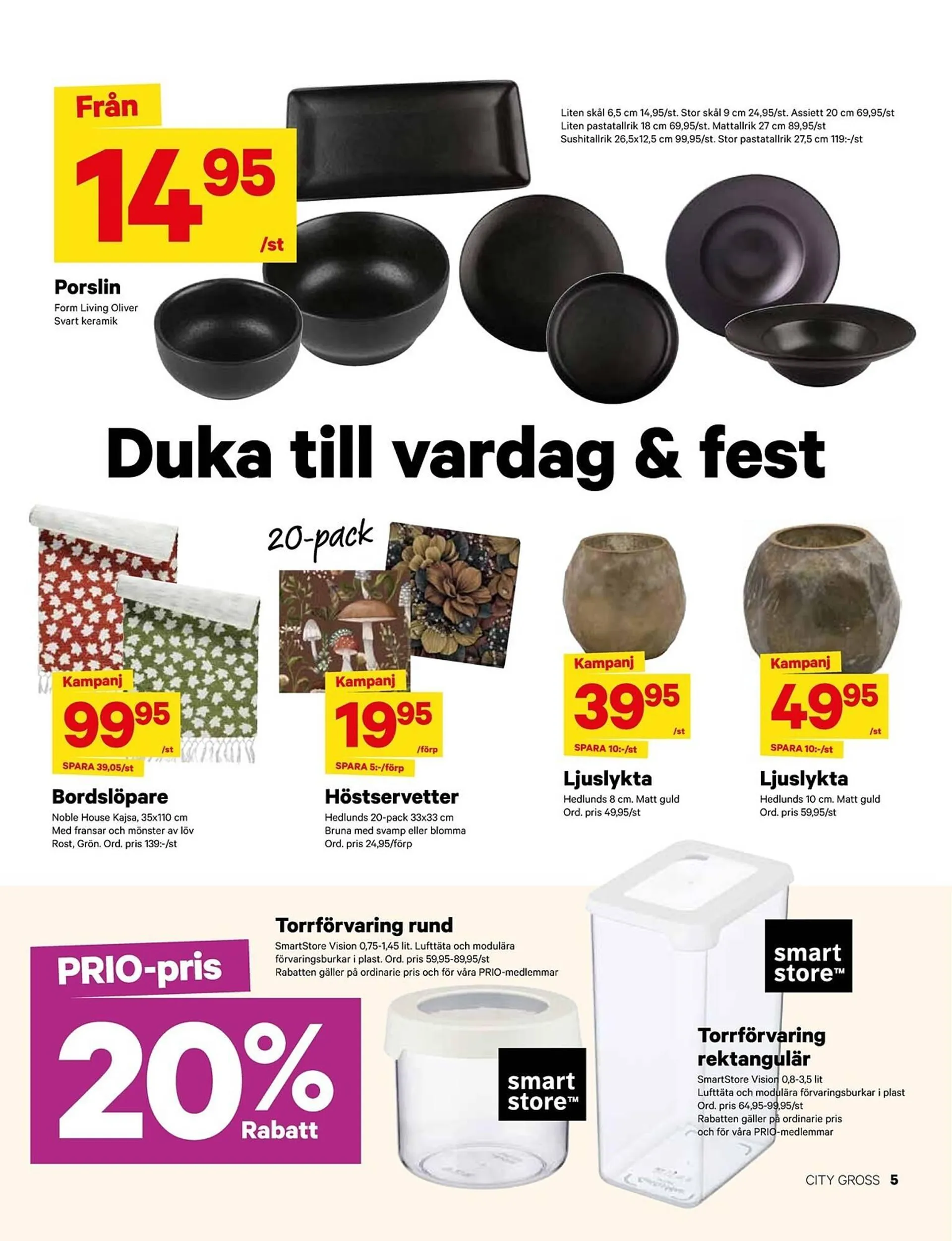 City Gross reklamblad från 23 september till 20 oktober 2024 - Reklamblad sidor 5