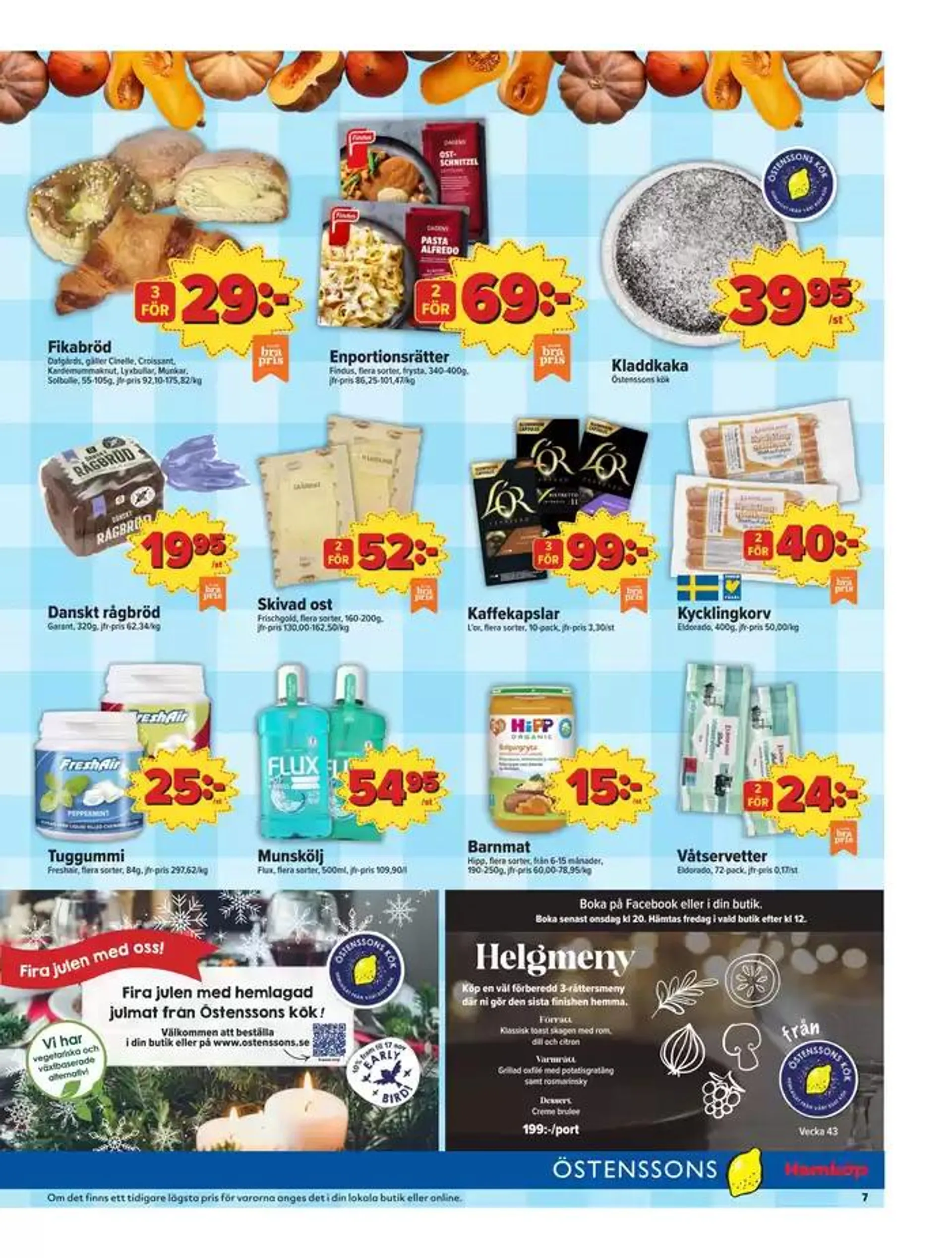 Östenssons reklambad från 20 oktober till 3 november 2024 - Reklamblad sidor 7