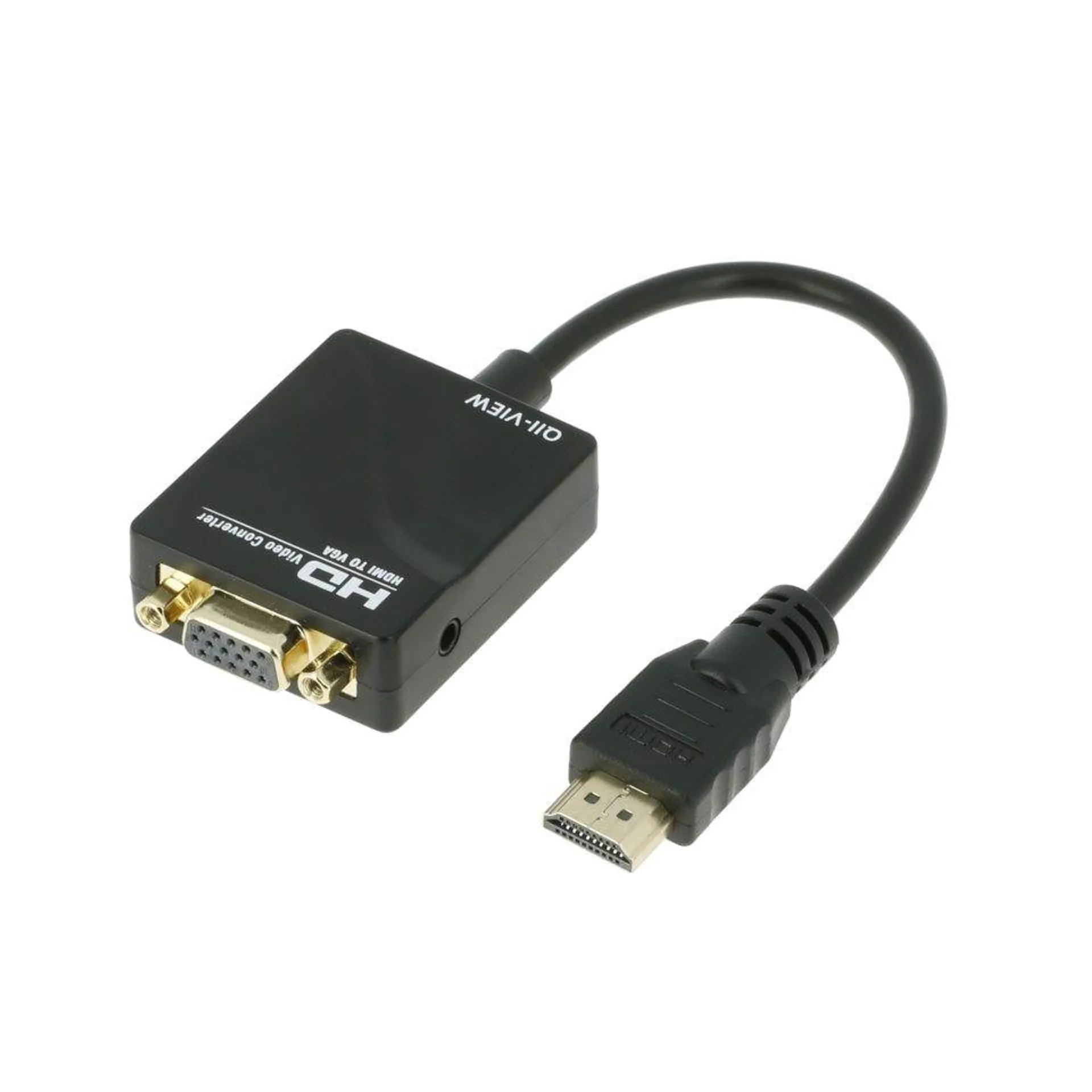 Adapter HDMI till VGA med ljud