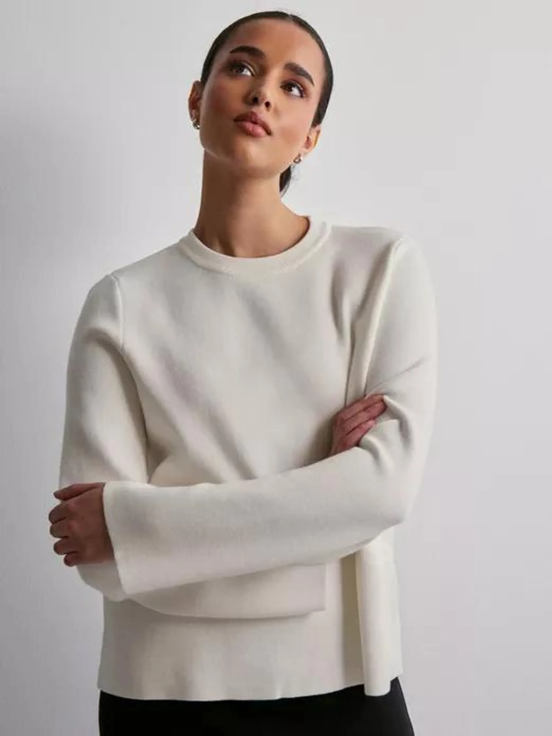 OBJREYNARD SQUARE SLEEVE O-NECK NOO