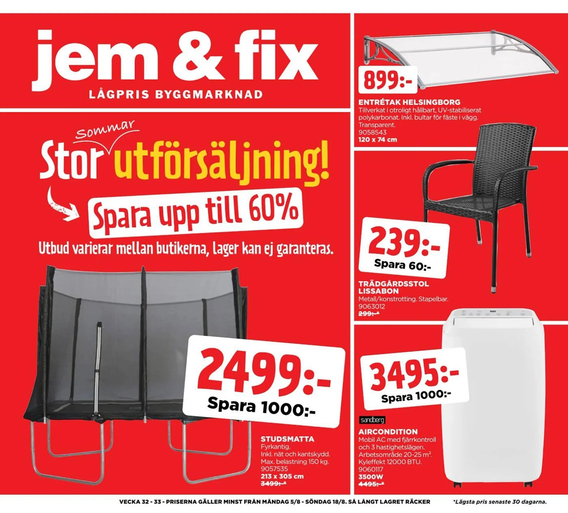 Jem&Fix reklamblad - 1