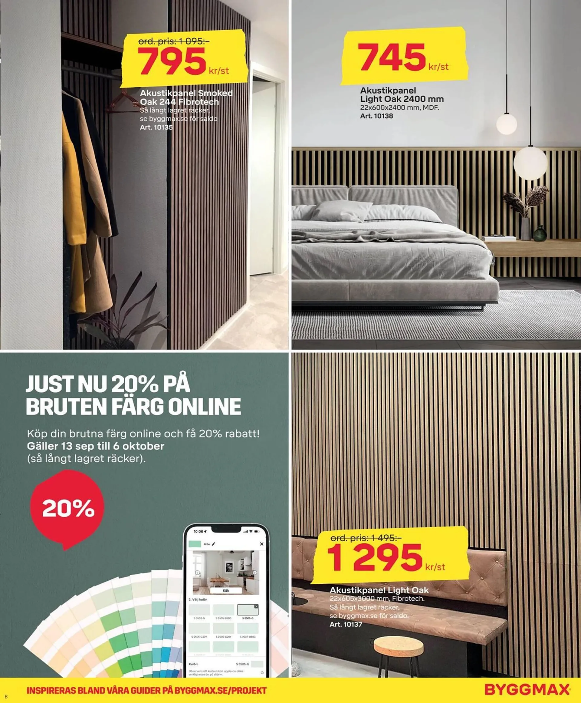 Byggmax reklamblad från 19 september till 6 oktober 2024 - Reklamblad sidor 7