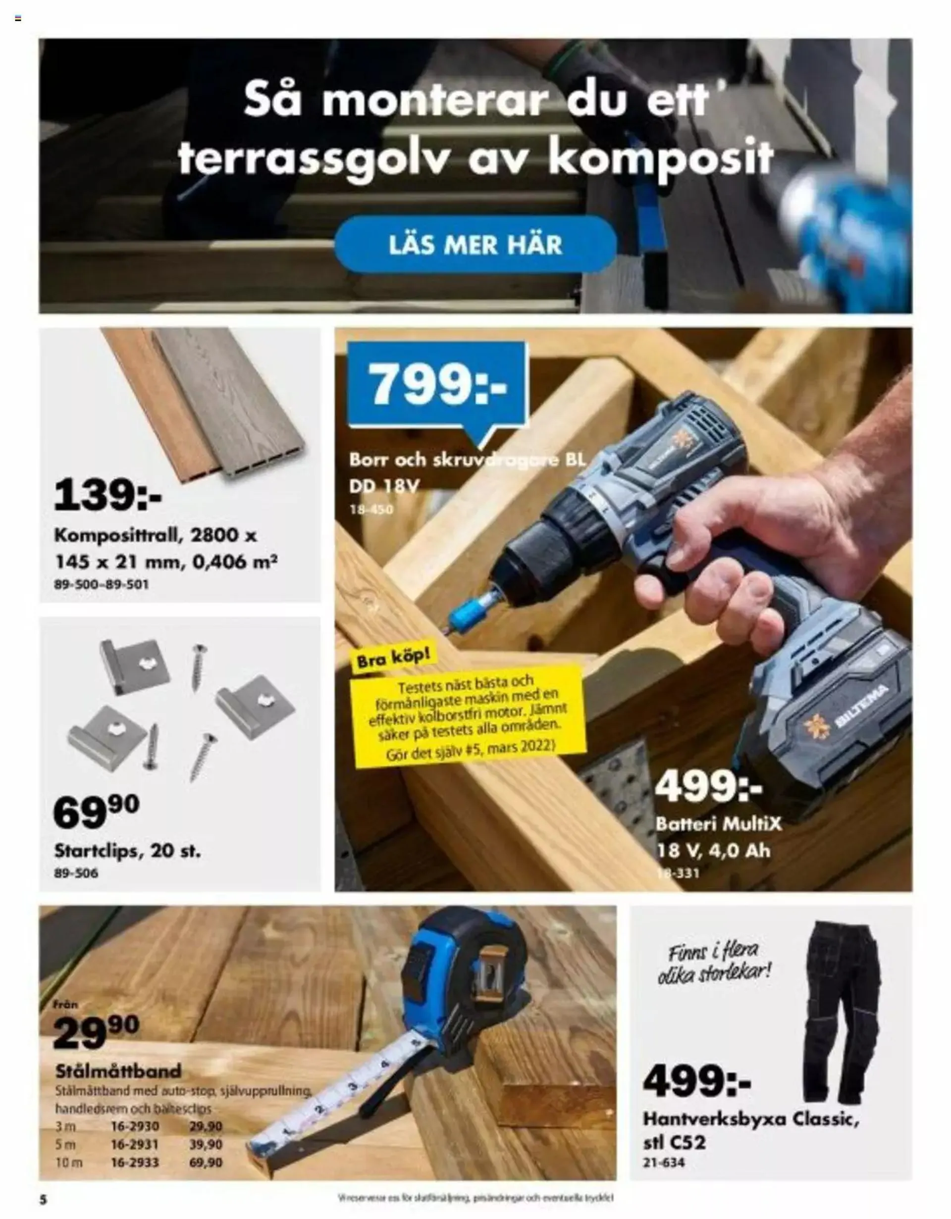 Biltema - erbjudanden från 26 maj till 31 december 2024 - Reklamblad sidor 4