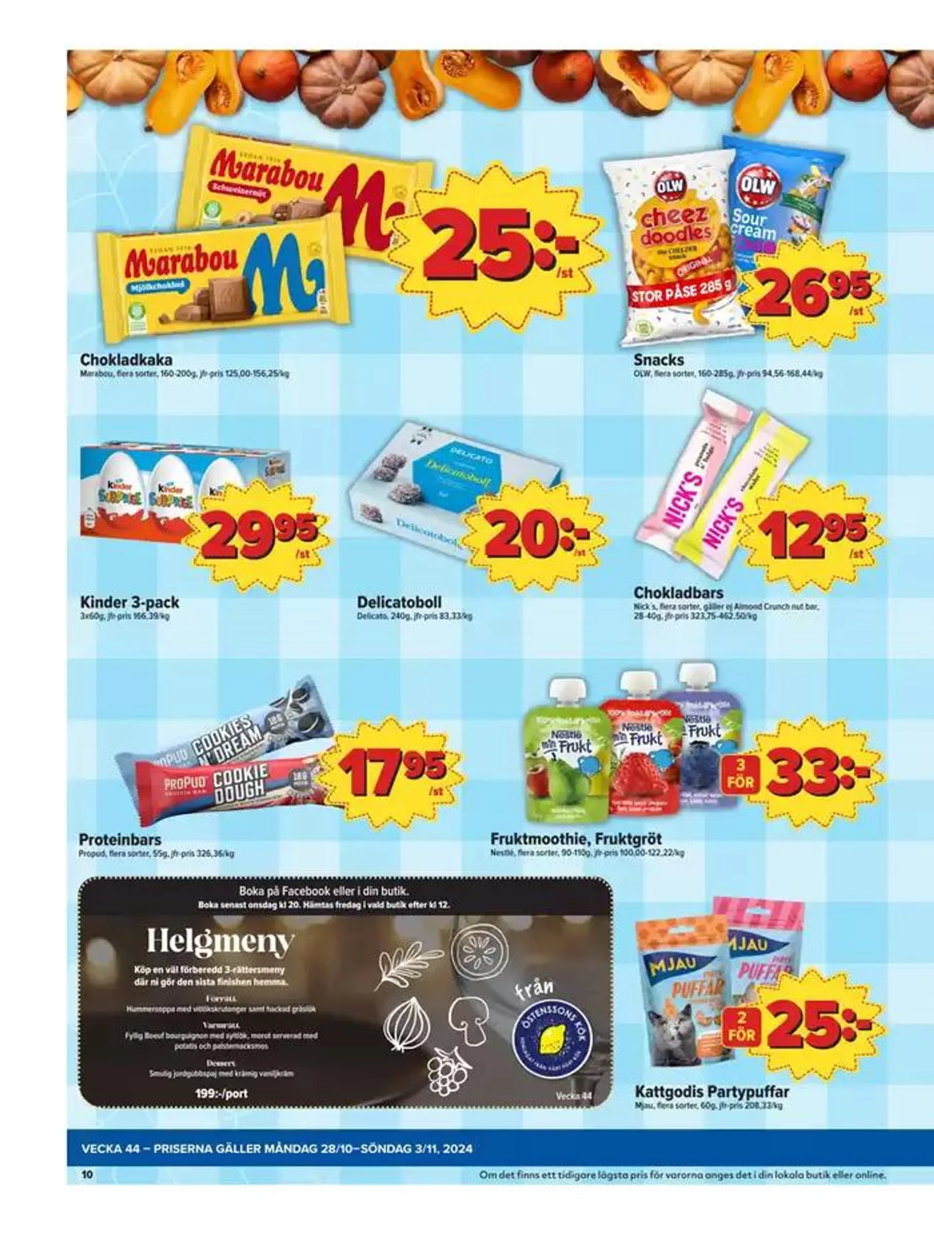 Östenssons reklambad från 27 oktober till 10 november 2024 - Reklamblad sidor 12