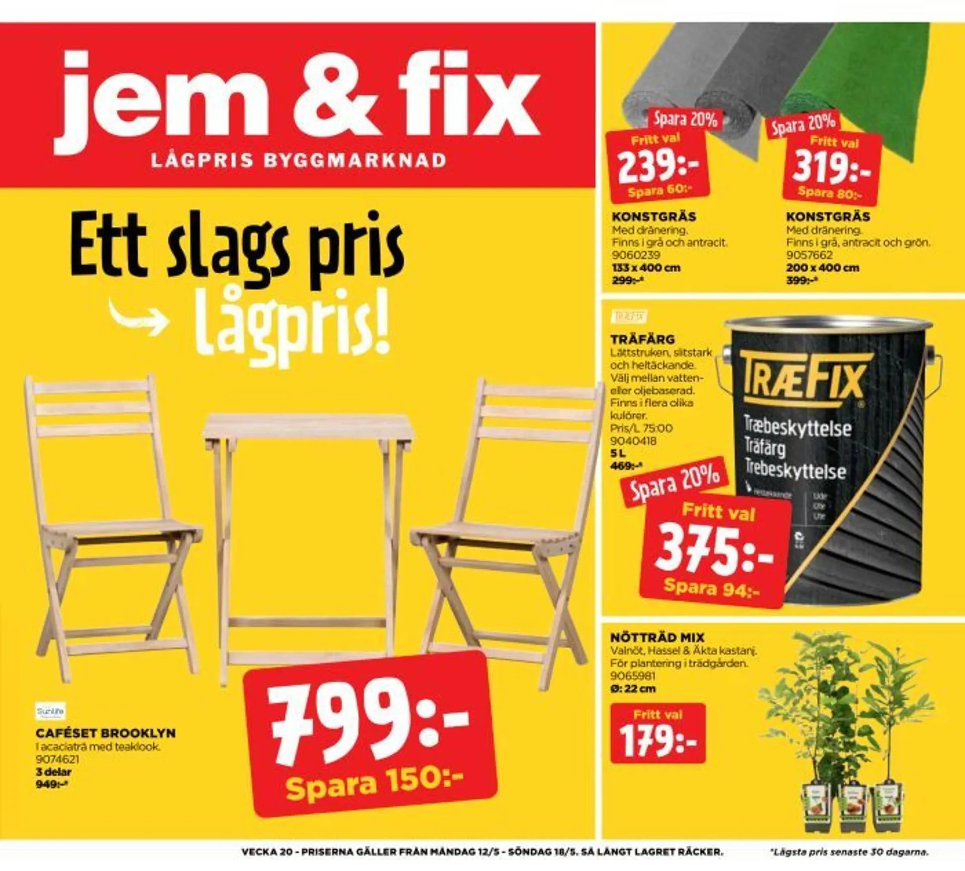 Jem&Fix reklamblad - 1