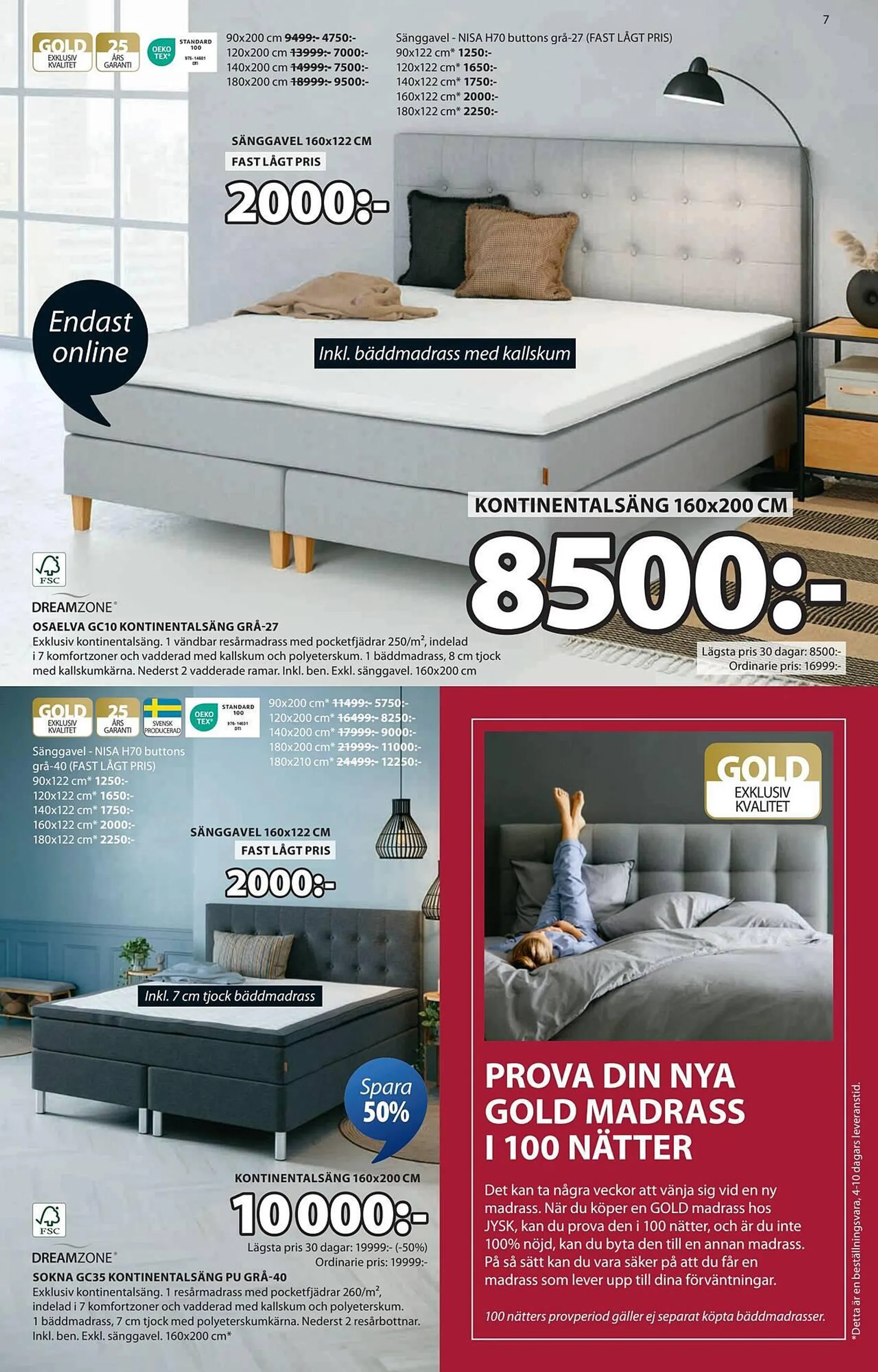 JYSK reklamblad från 5 januari till 19 januari 2025 - Reklamblad sidor 7