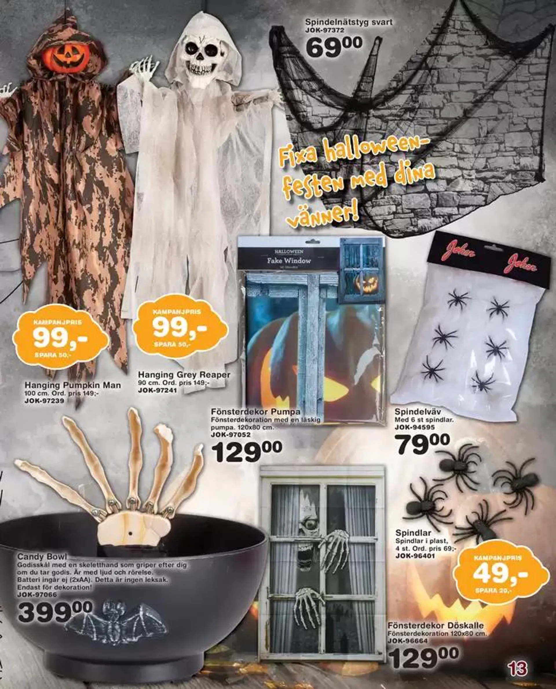 Halloween med Lekextra från 12 oktober till 26 oktober 2024 - Reklamblad sidor 13