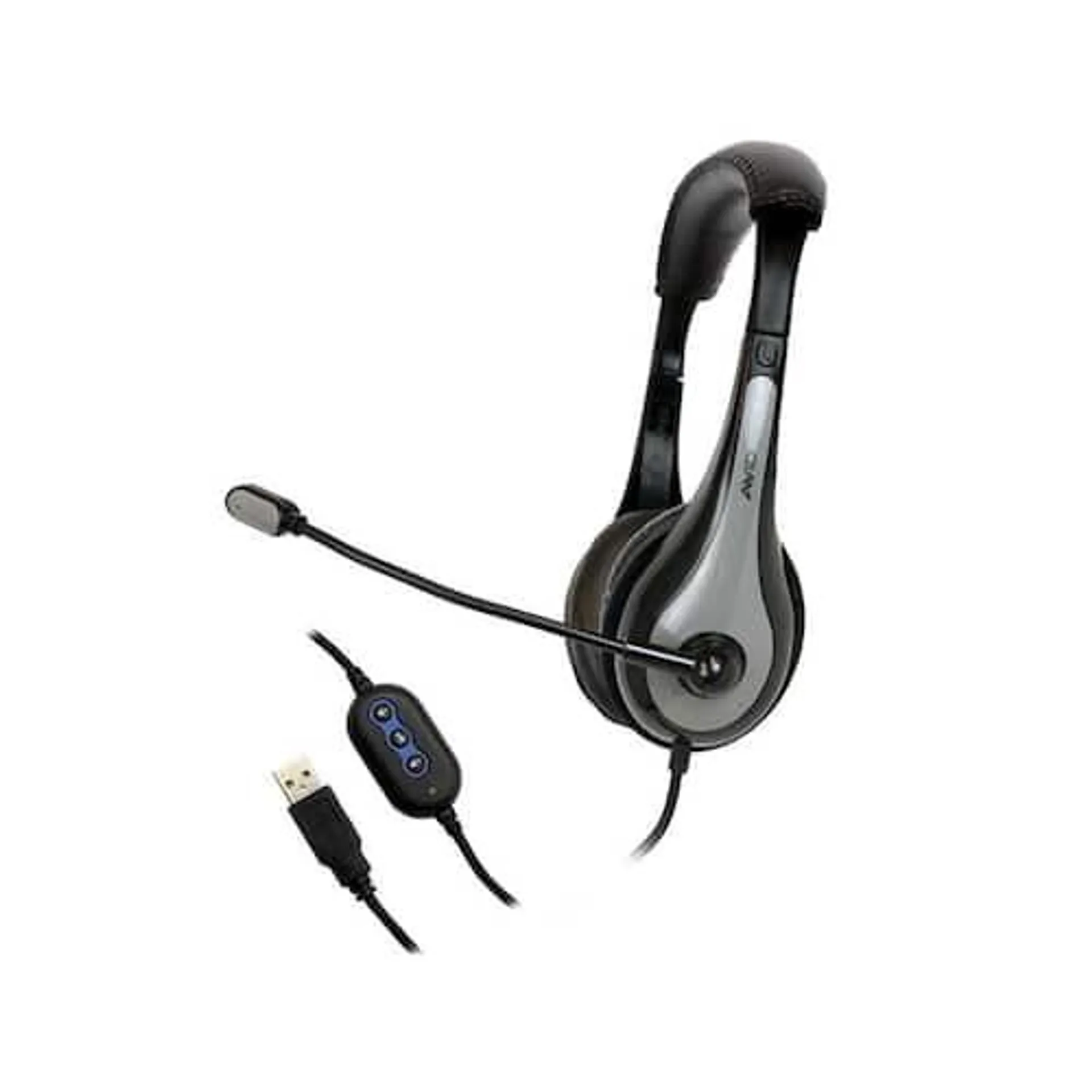 Headset Skola AVID AE-39 USB grå