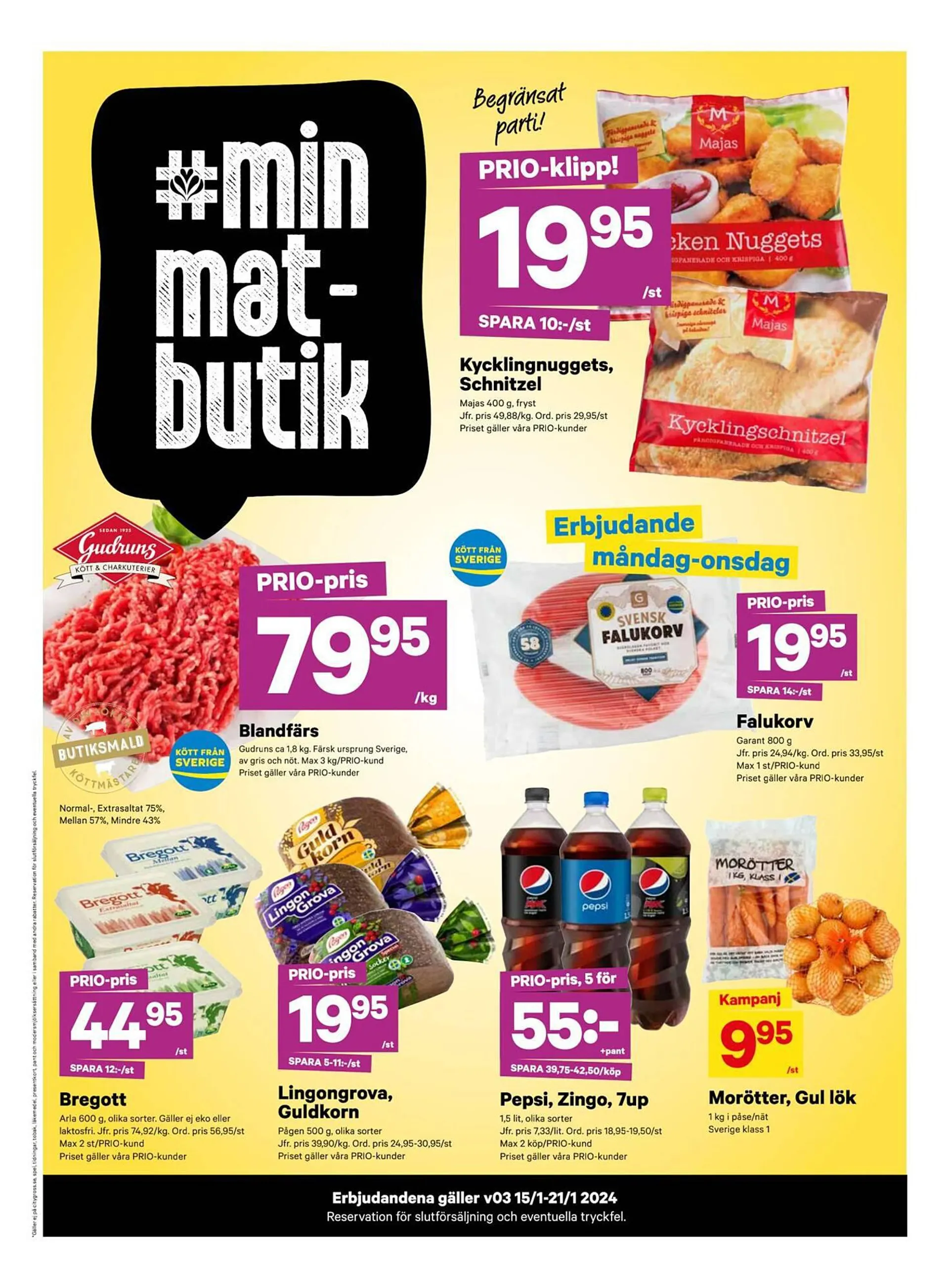 minmatbutik reklamblad från 14 januari till 21 januari 2024 - Reklamblad sidor 