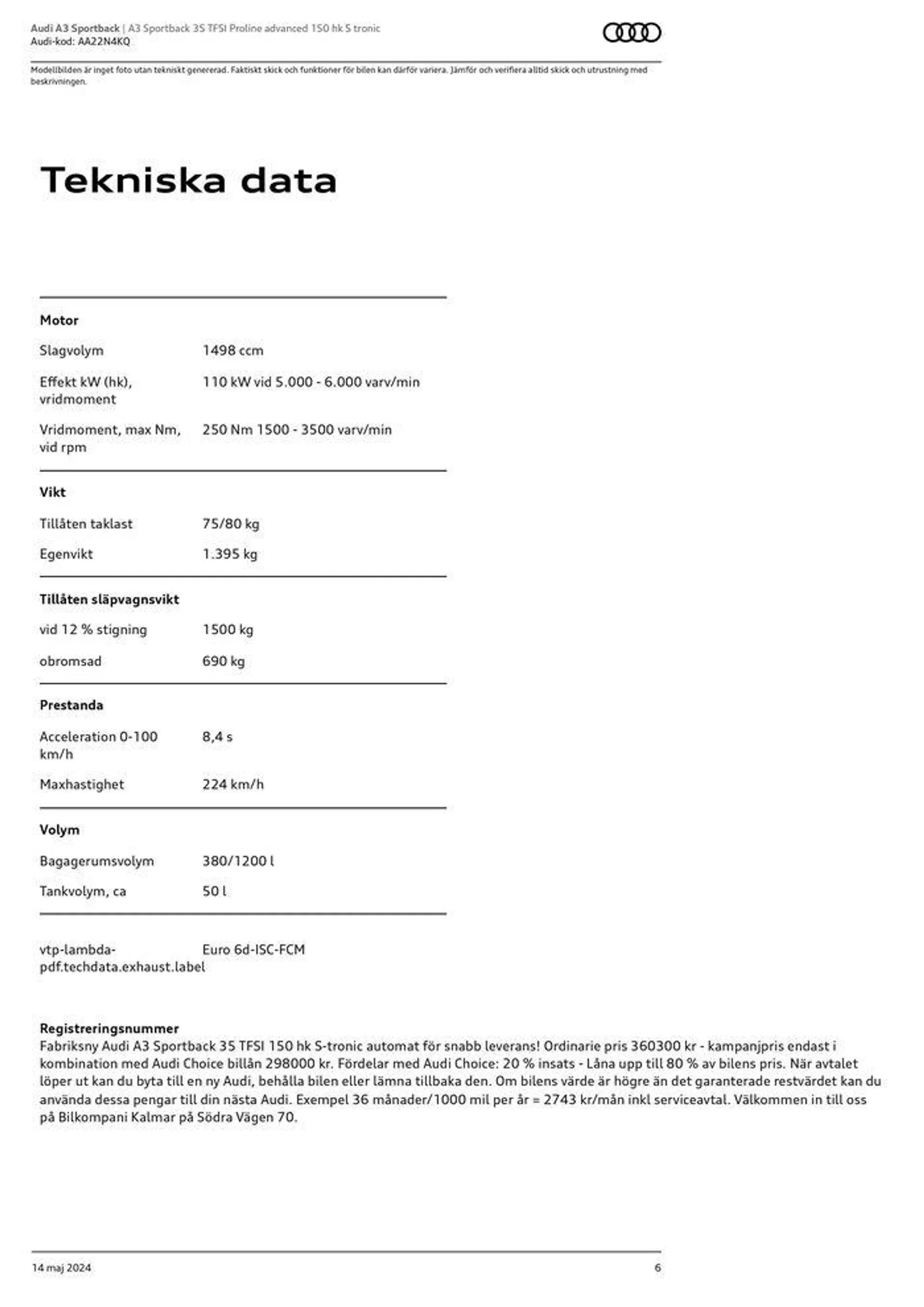 Audi A3 Sportback - 6