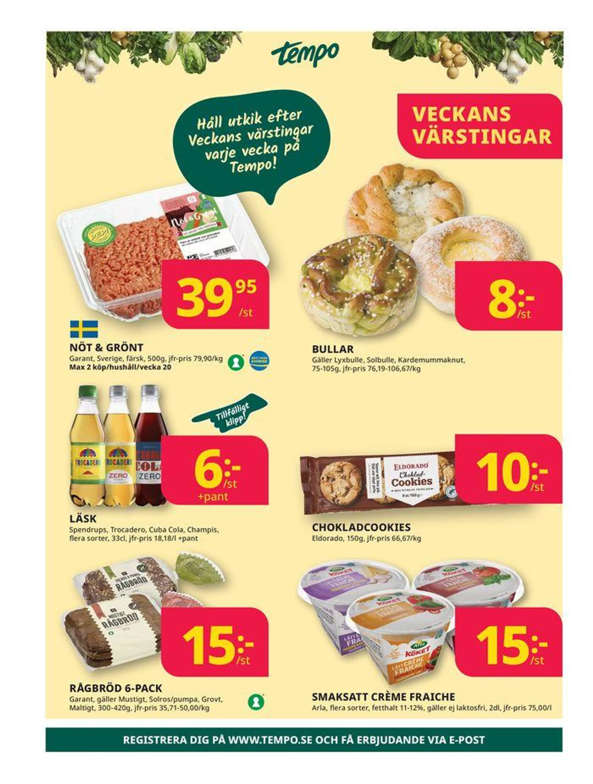 Veckans erbjudanden Tempo från 13 maj till 27 maj 2024 - Reklamblad sidor 4