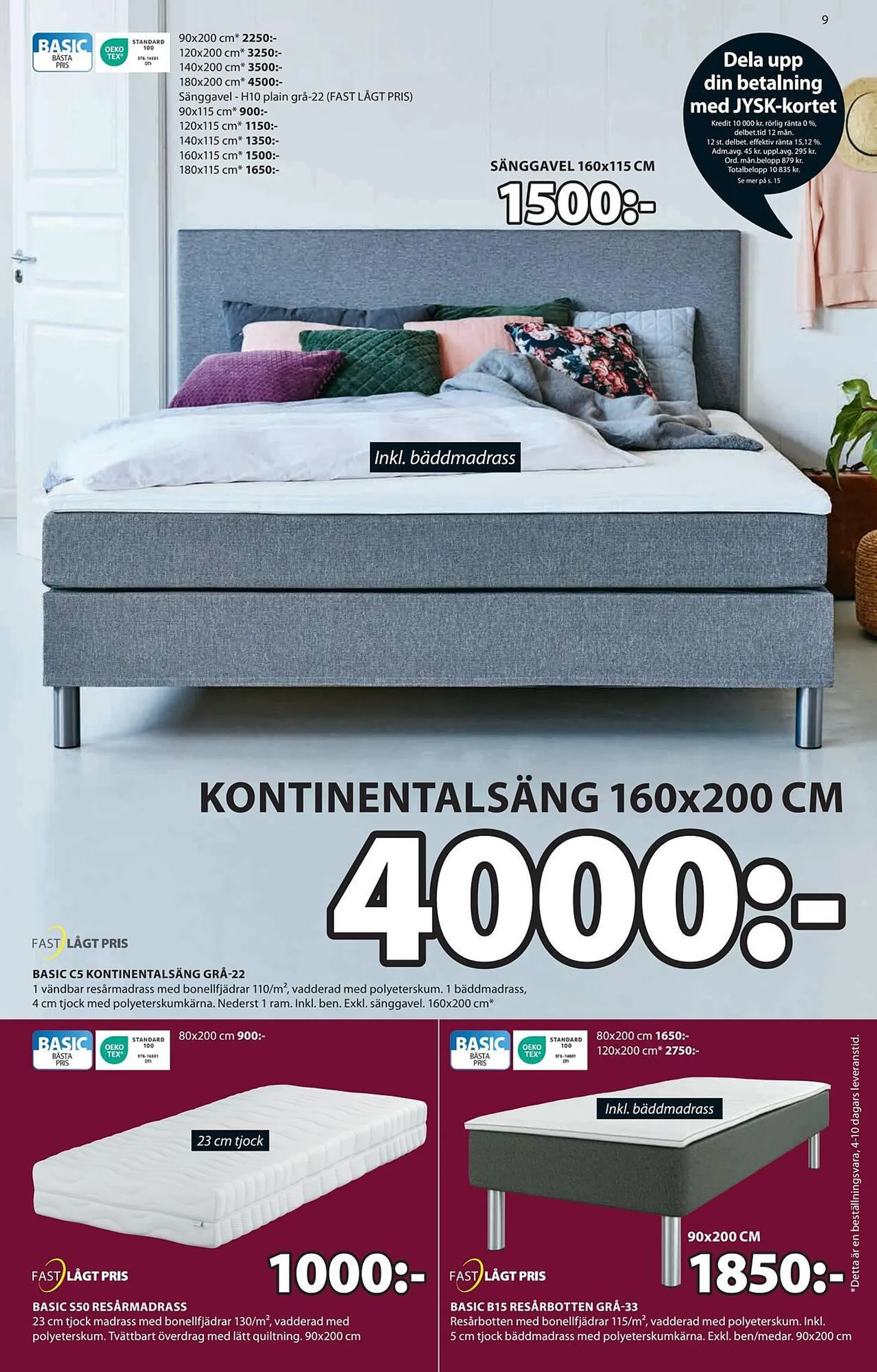 JYSK reklamblad från 14 april till 28 april 2024 - Reklamblad sidor 9