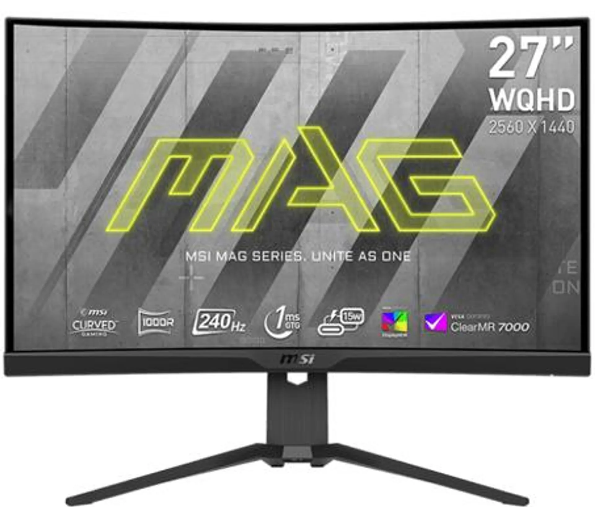 MSI 27" MAG 275CQRXF VA QHD (1000R) 240 Hz