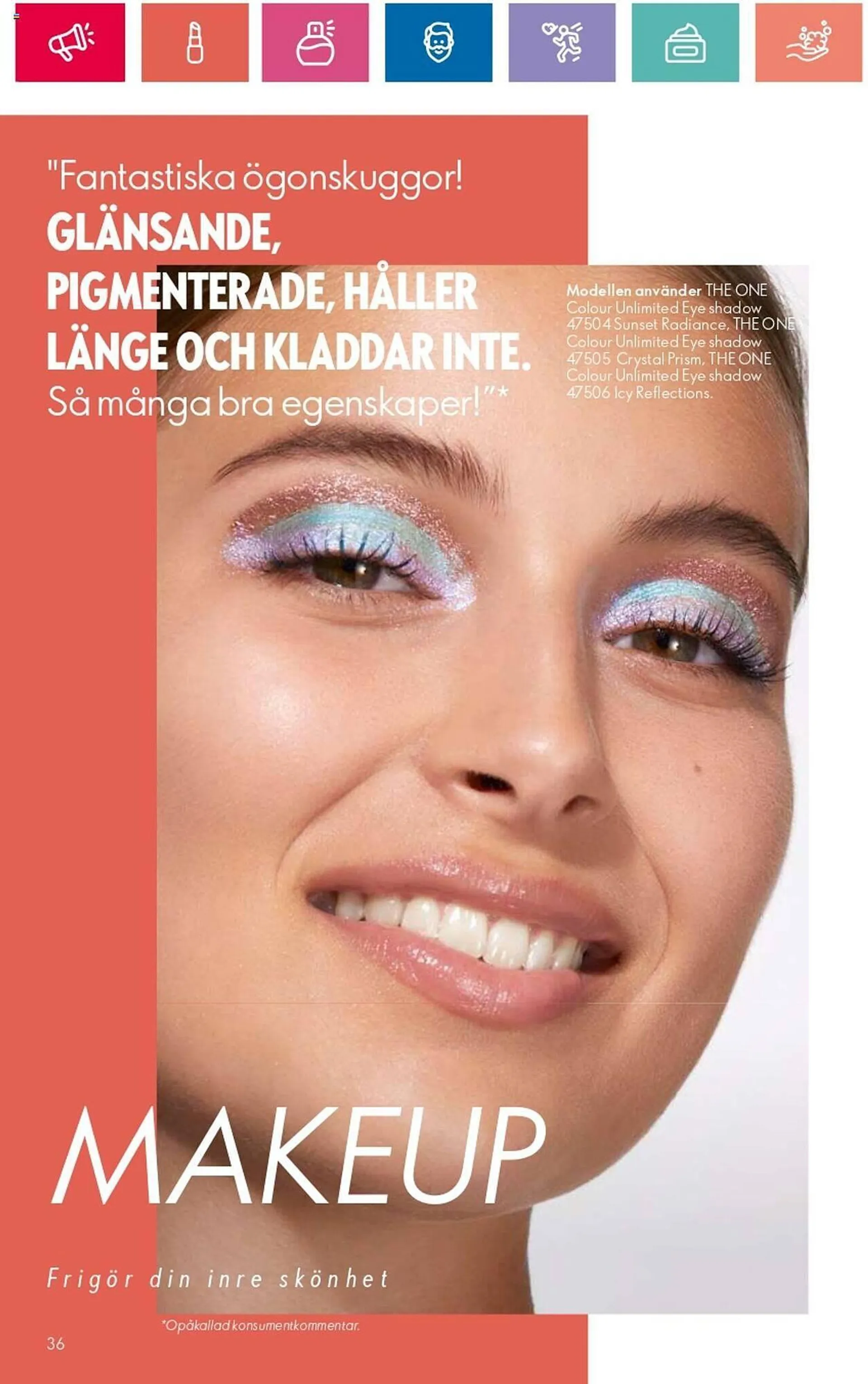 Oriflame reklamblad från 1 augusti till 21 augusti 2024 - Reklamblad sidor 36