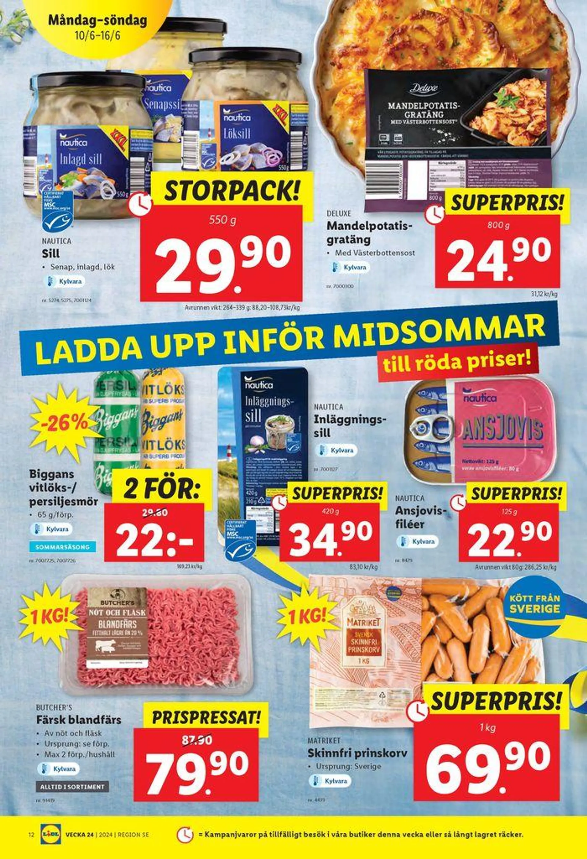 ERBJUDANDEN VECKA 24 från 10 juni till 16 juni 2024 - Reklamblad sidor 13