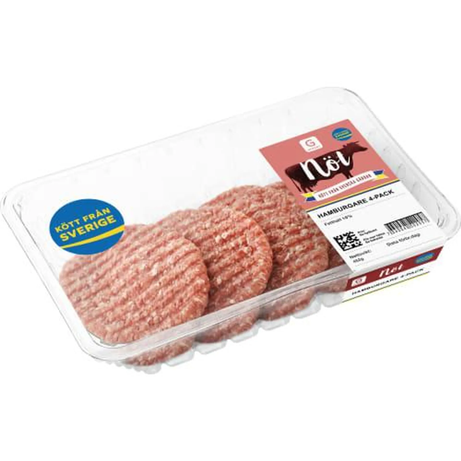 Hamburgare 4-pack Sverige