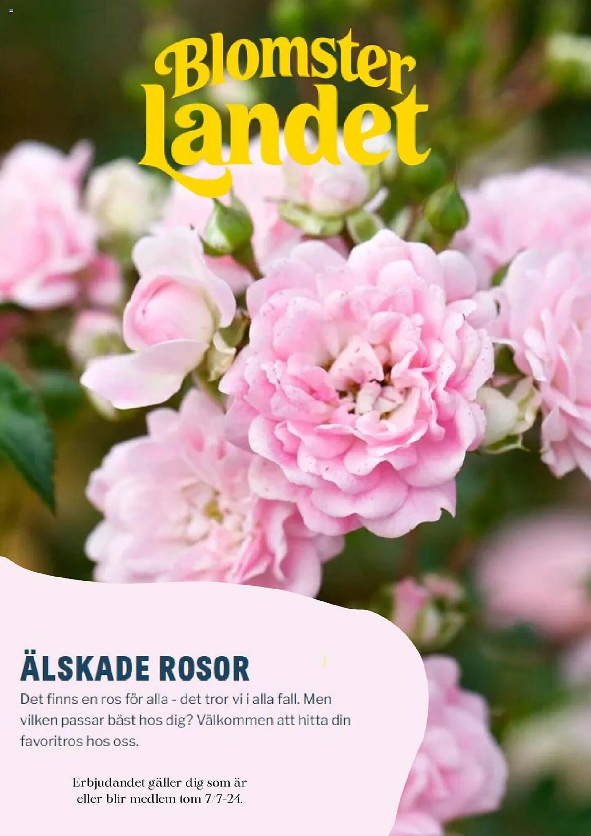 Blomsterlandet reklamblad - 1