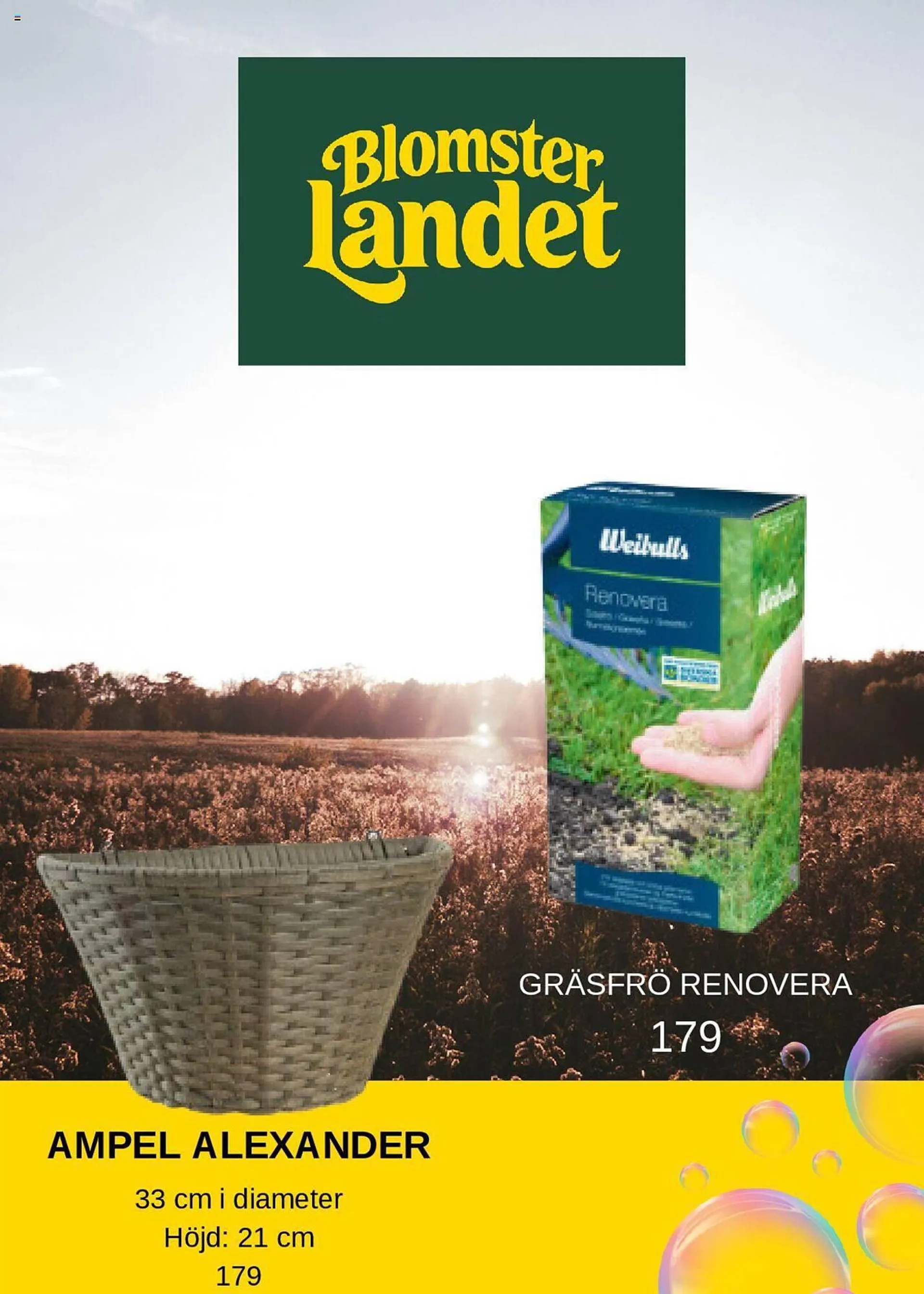 Blomsterlandet reklamblad - 1