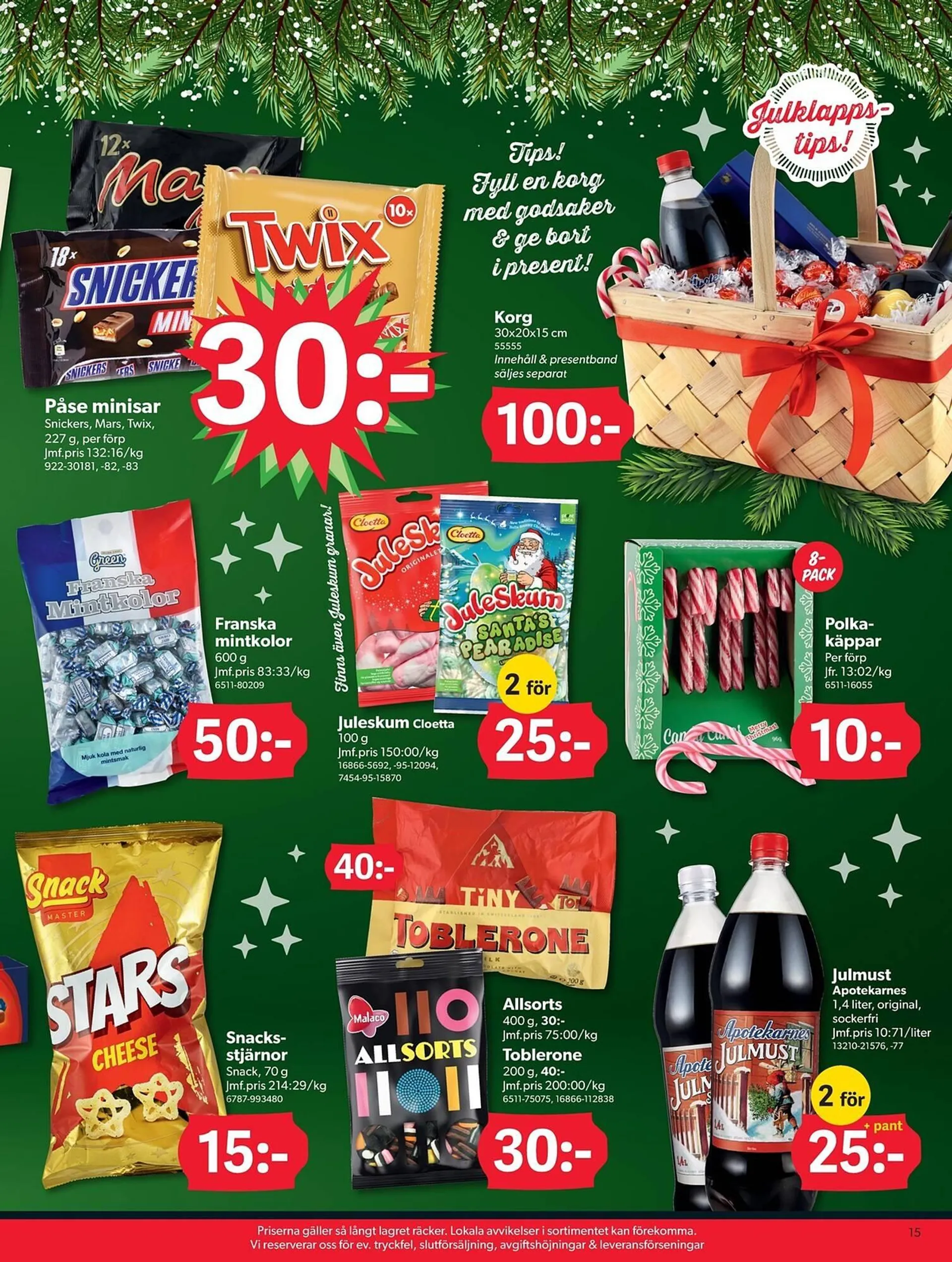 DollarStore reklamblad från 2 december till 2 januari 2025 - Reklamblad sidor 15