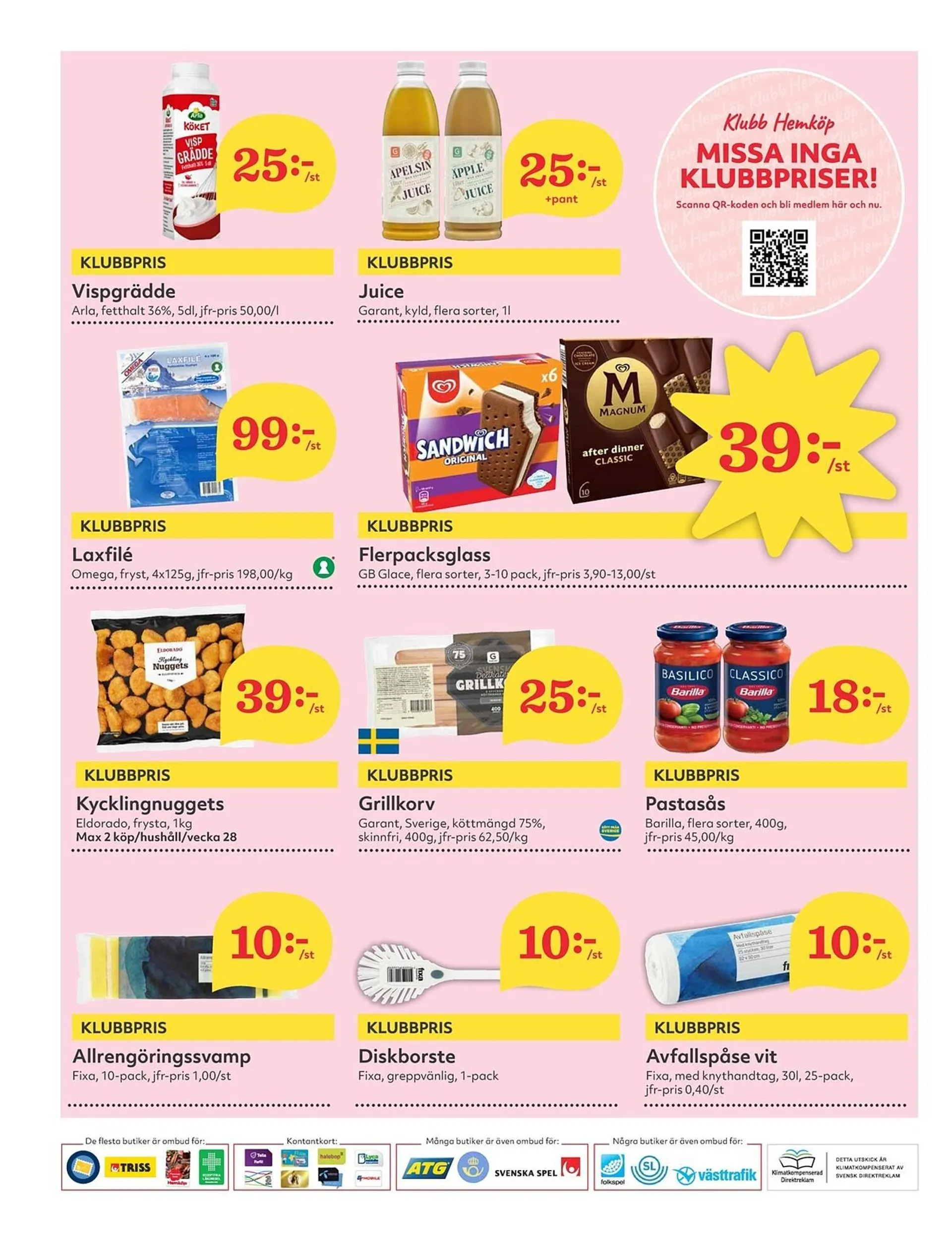 Hemköp reklamblad från 8 juli till 14 juli 2024 - Reklamblad sidor 8