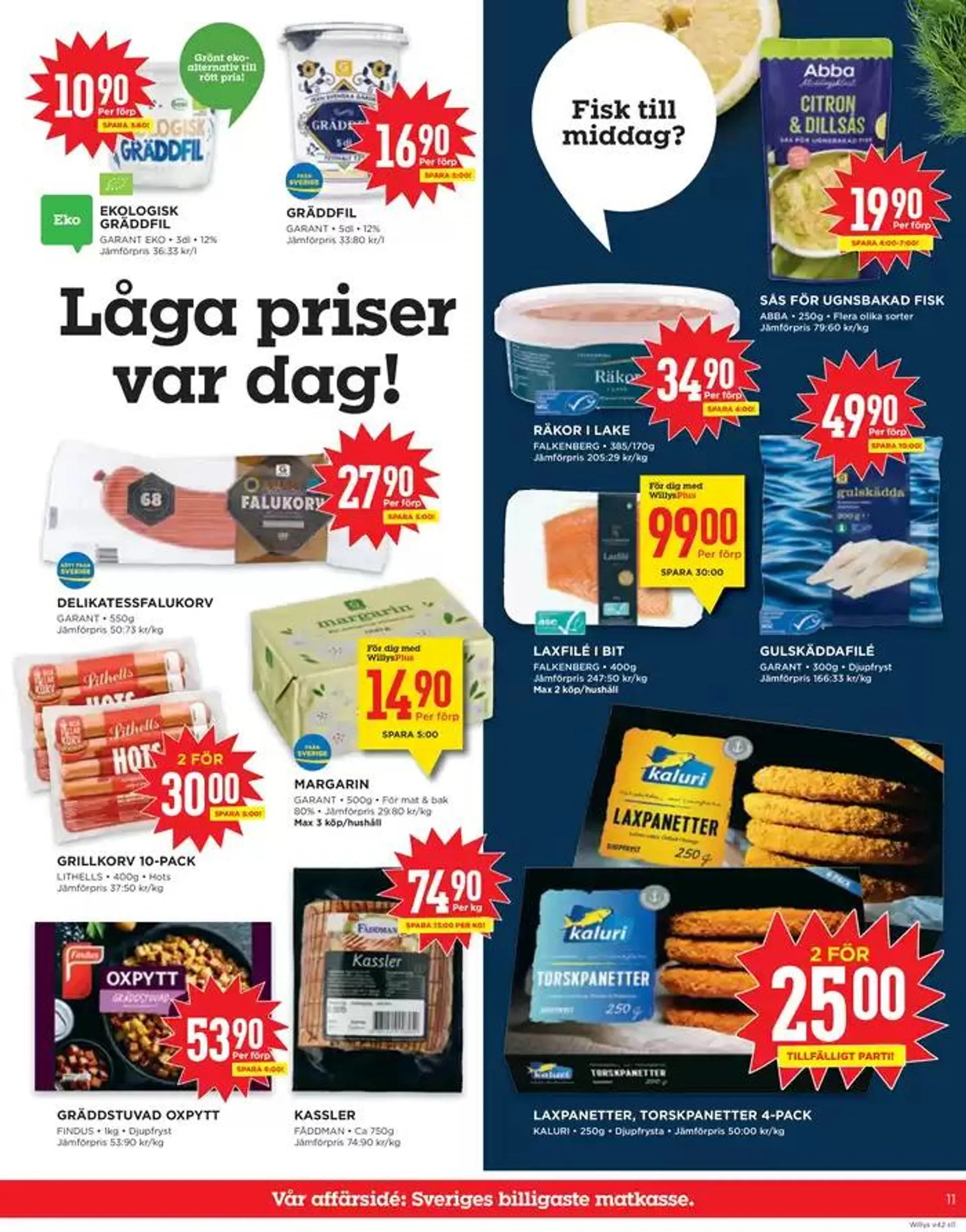 Våra bästa deals för dig från 14 oktober till 20 oktober 2024 - Reklamblad sidor 11