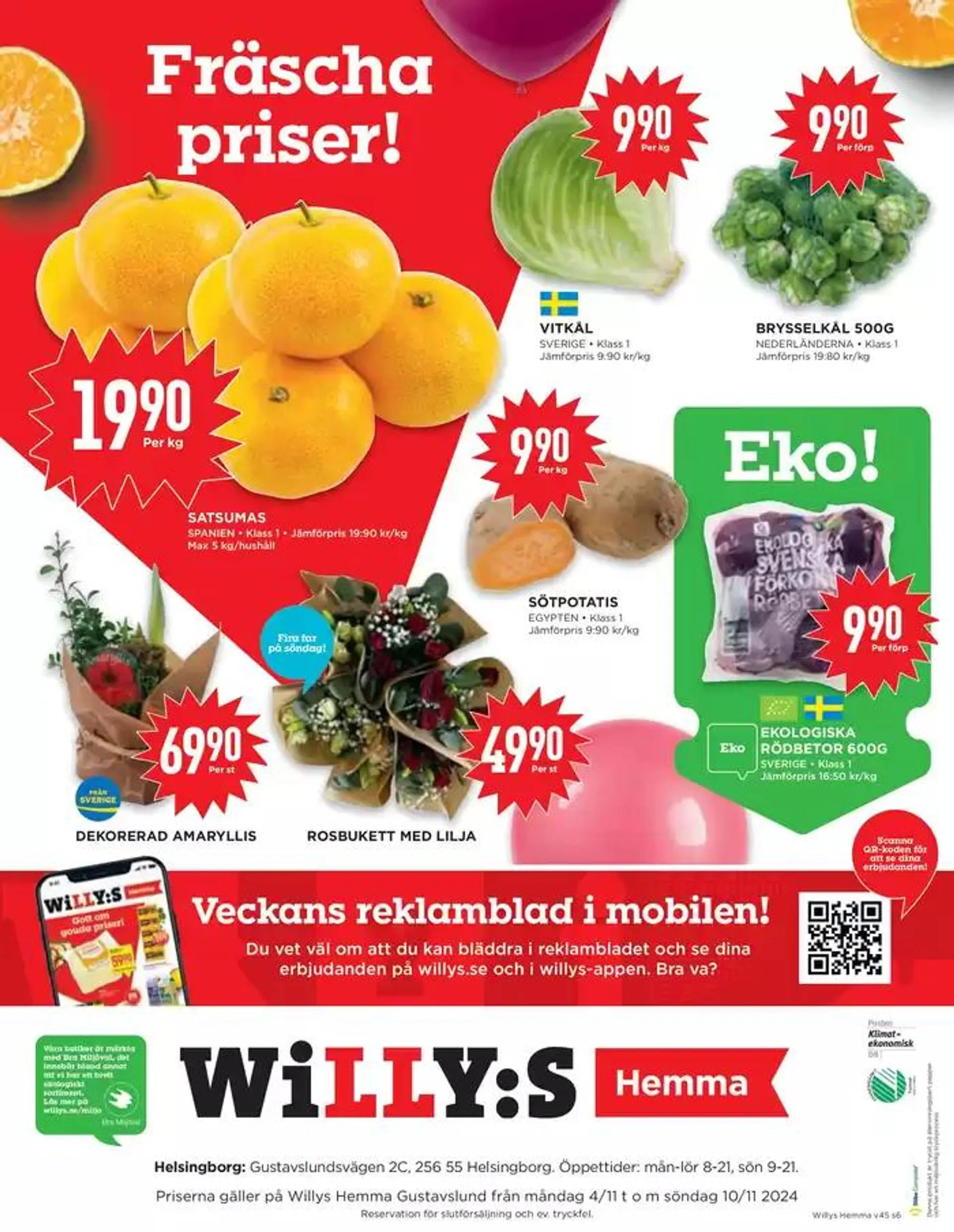 Willys Erbjudanden från 28 oktober till 3 november 2024 - Reklamblad sidor 6