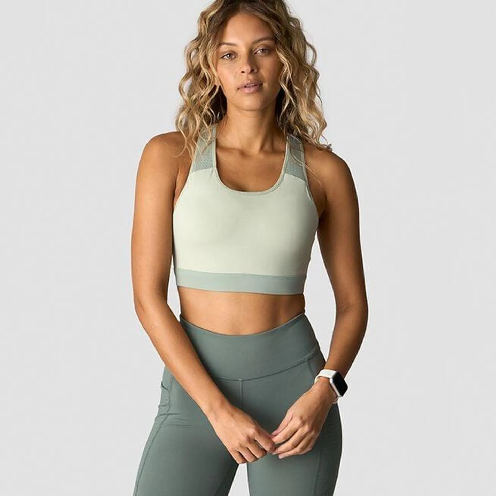 Mirage Sports Bra, Faded Sea Green